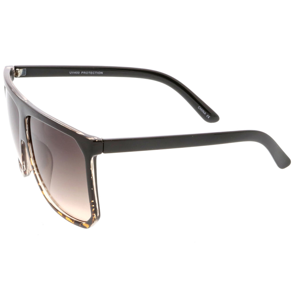 Shiny Black Tortoise / Smoke Beige