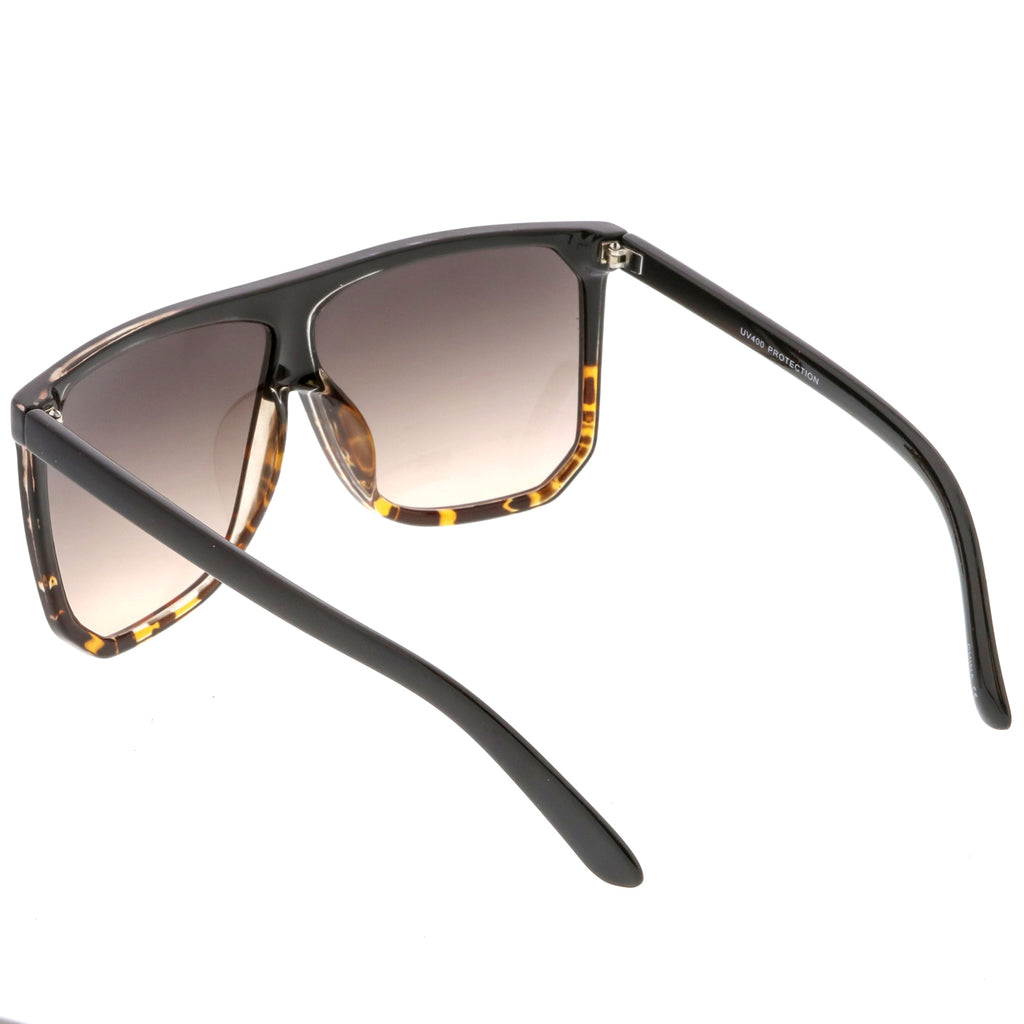 Shiny Black Tortoise / Smoke Beige