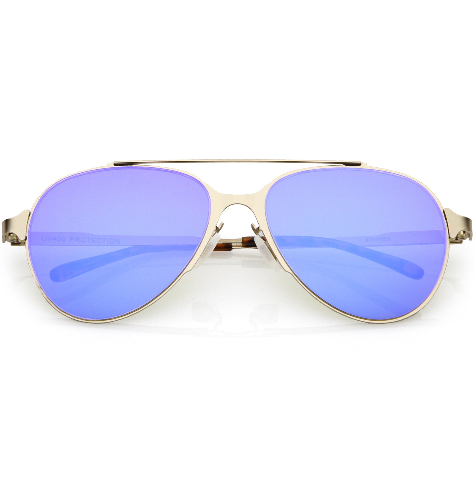 Gold / Blue Mirror