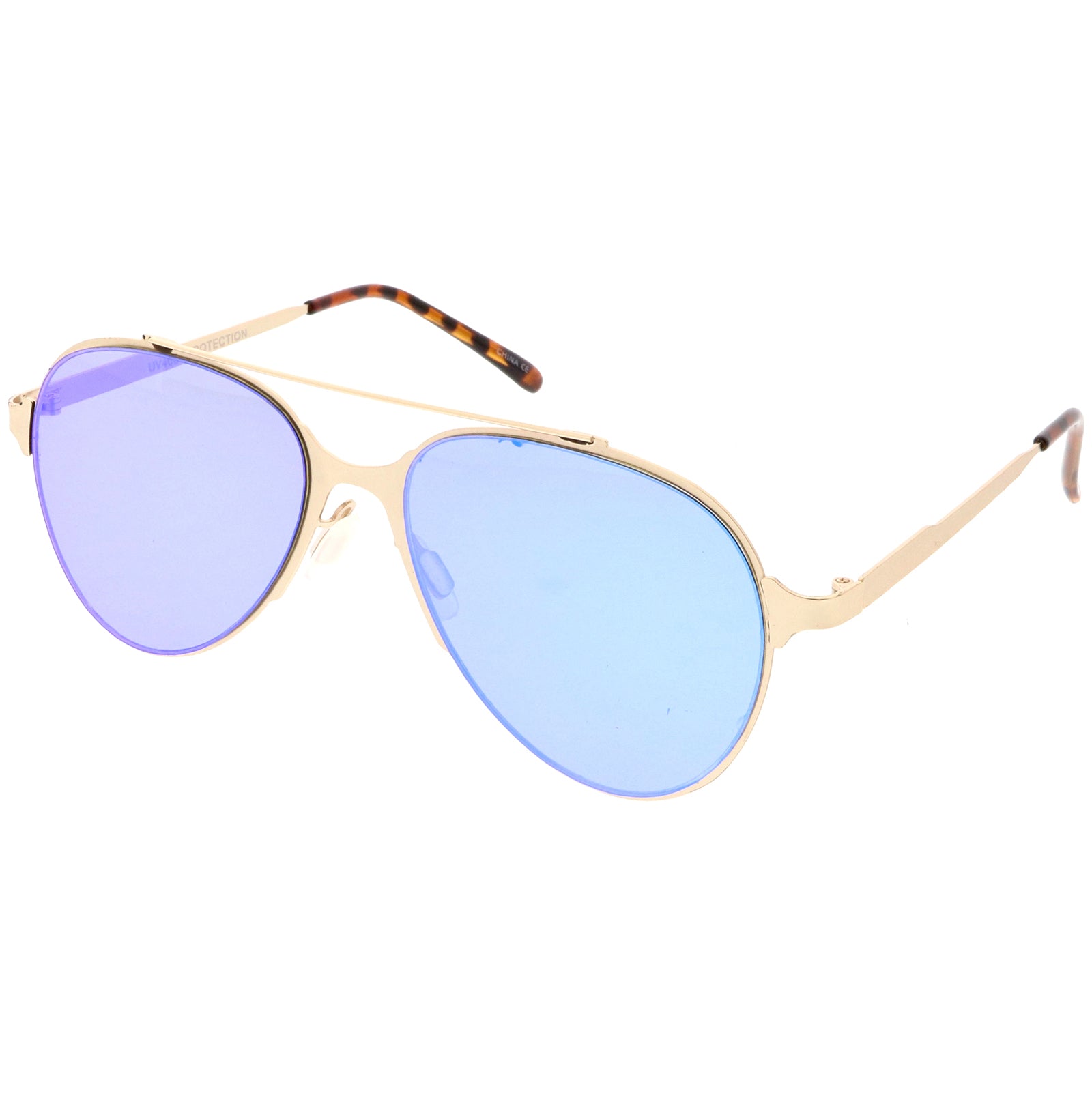 Gold / Blue Mirror