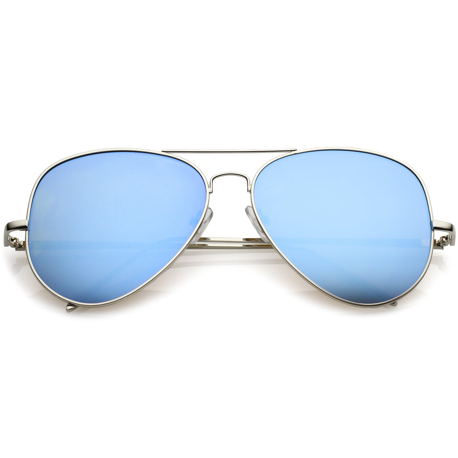 Silver / Light Blue Mirrror