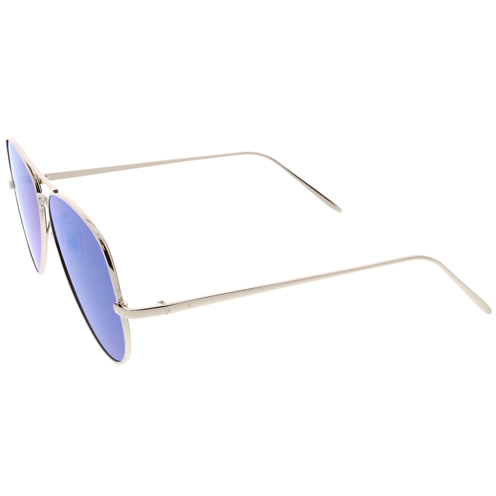 Silver / Light Blue Mirrror