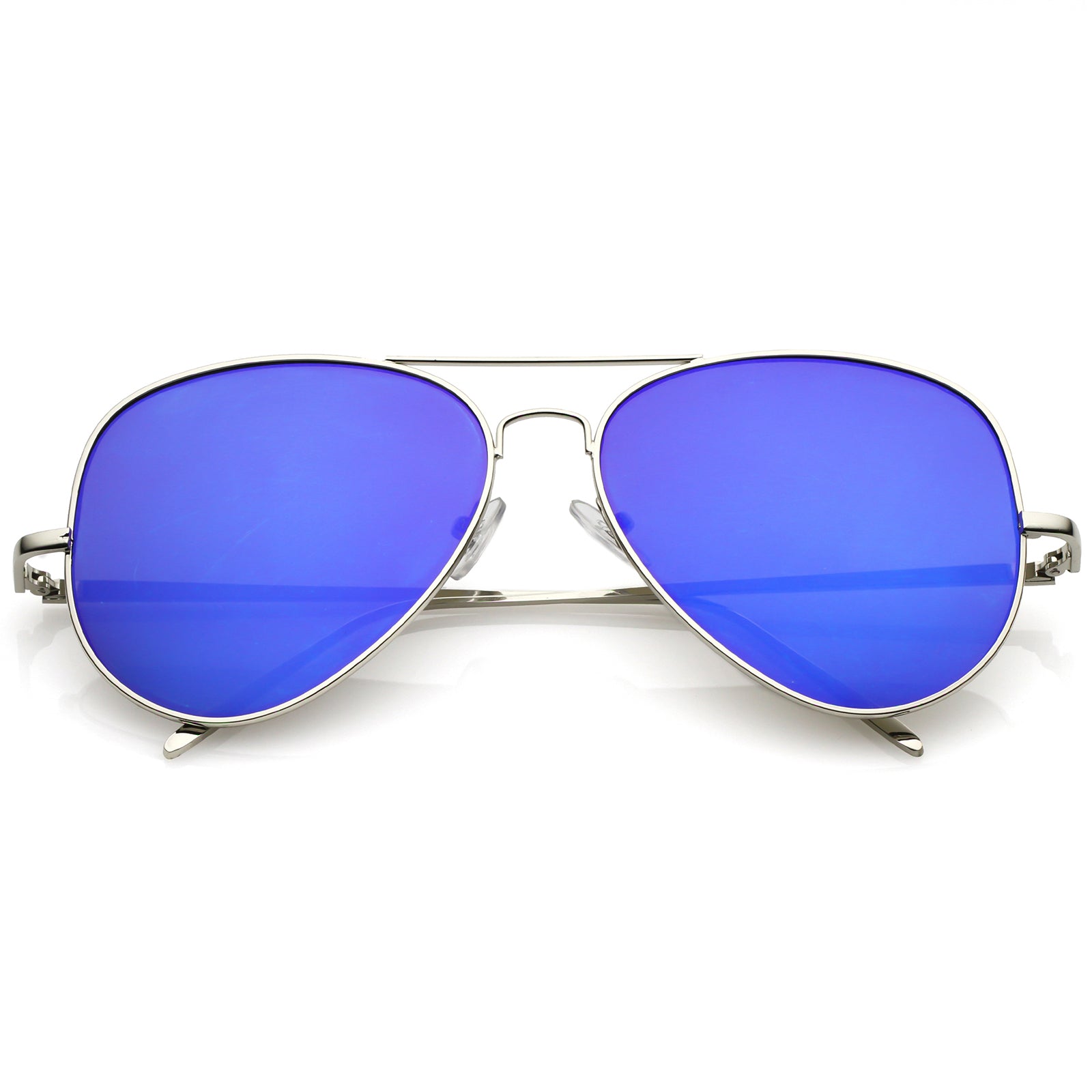 Silver / Dark Blue Mirror