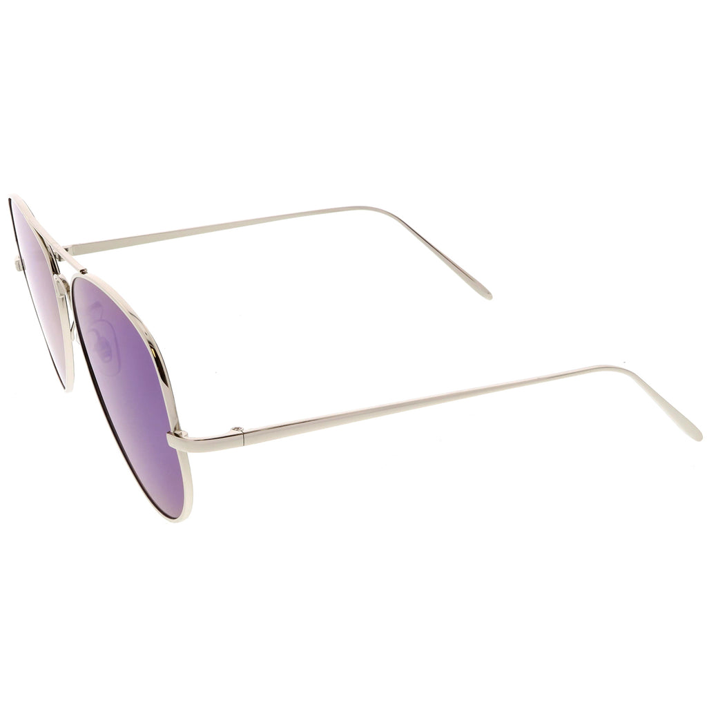 Silver / Dark Blue Mirror