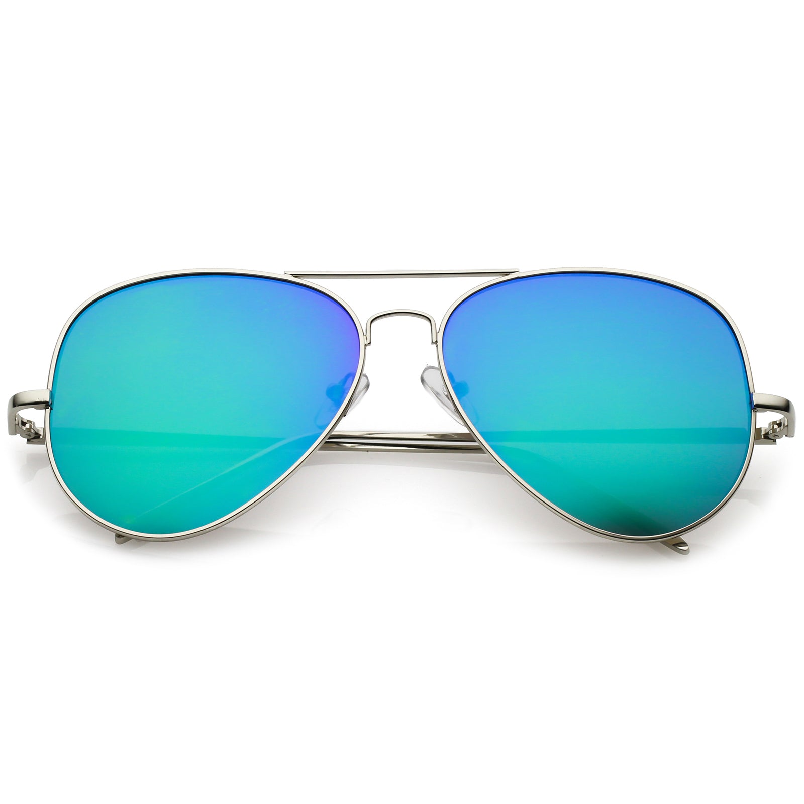 Silver / Green Mirror