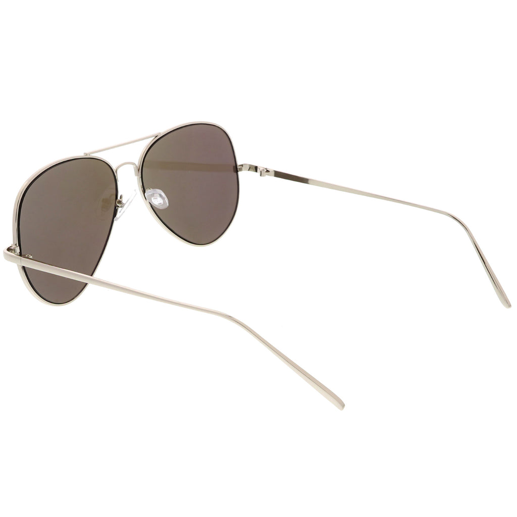 Silver / Green Mirror