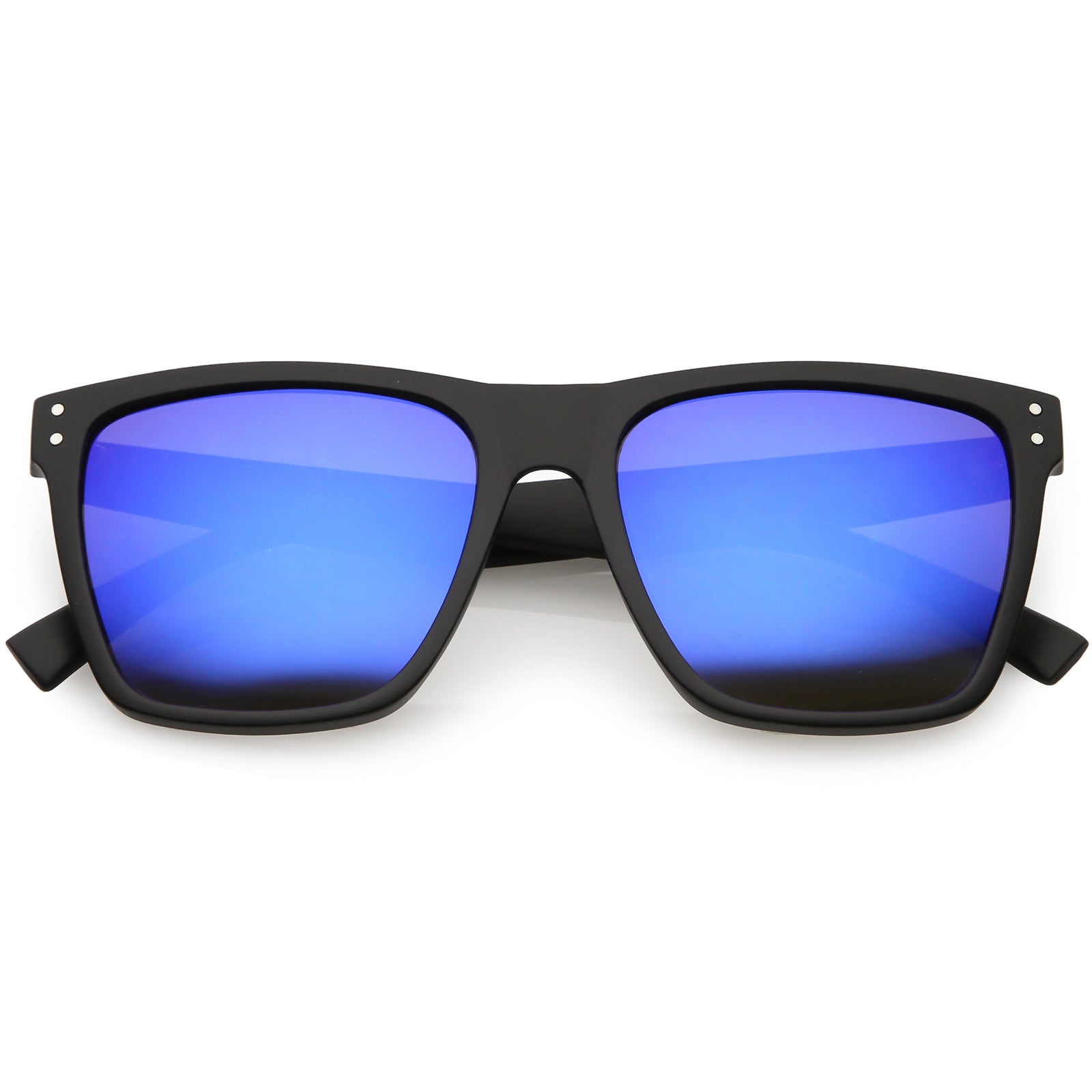 Matte Black / Blue Mirror