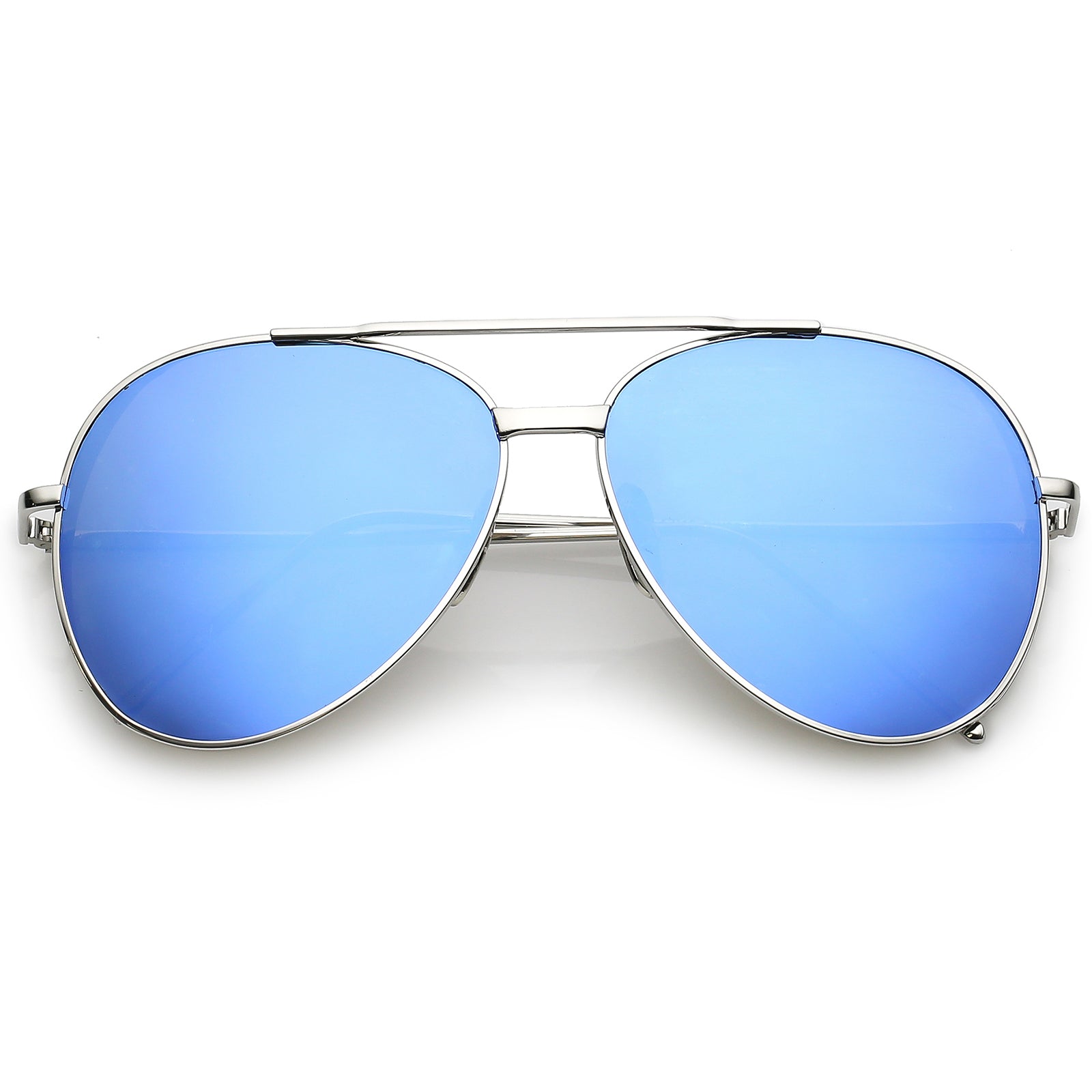 Silver / Blue Mirror