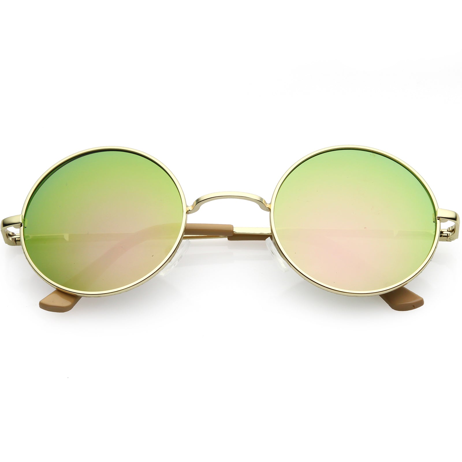 Gold / Pink Green Mirror