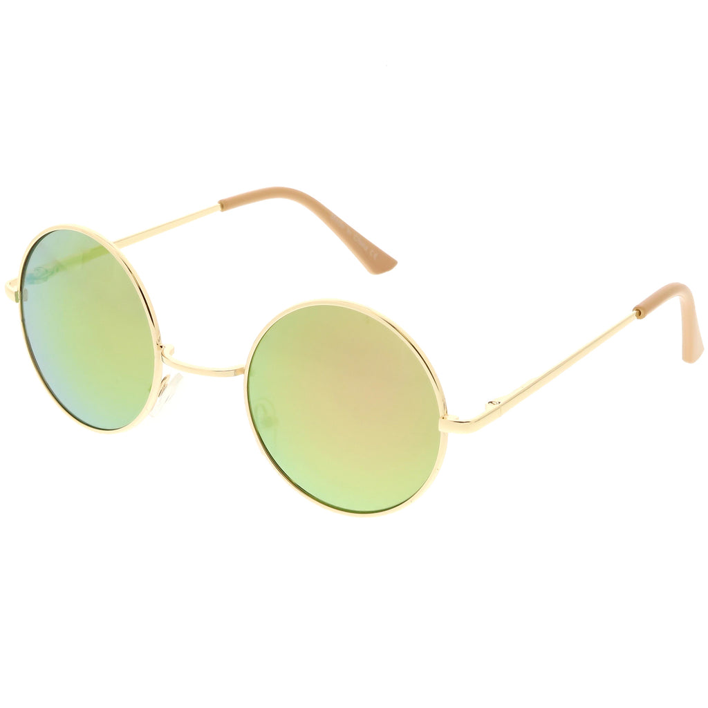 Gold / Pink Green Mirror