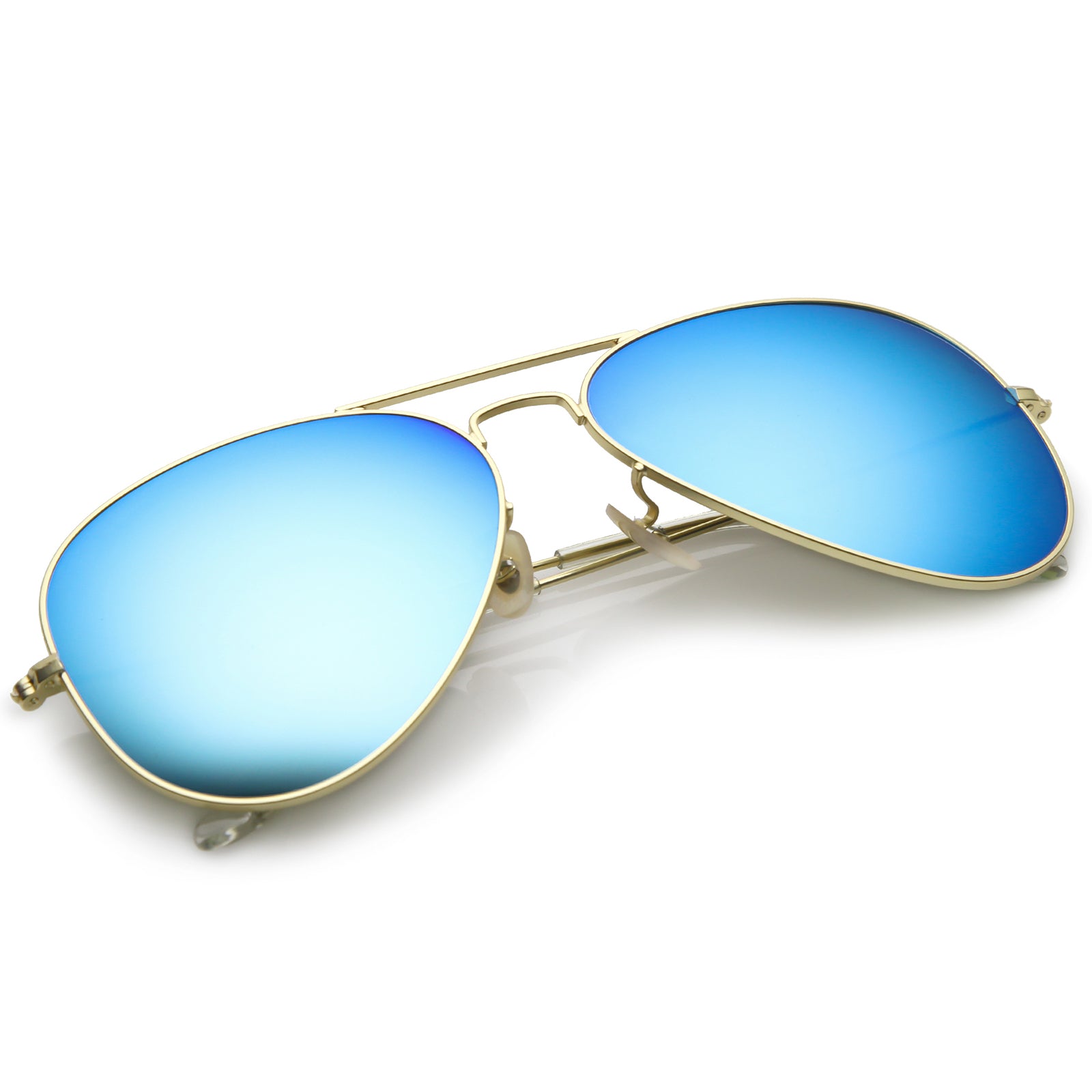 Gold / Blue Mirror