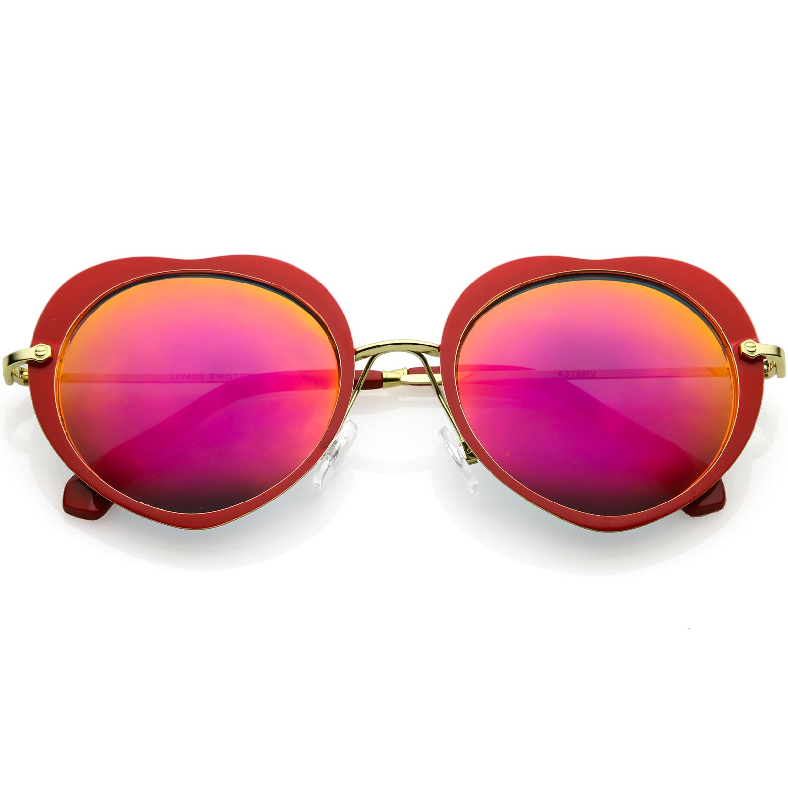 Gold Red / Magenta Mirror