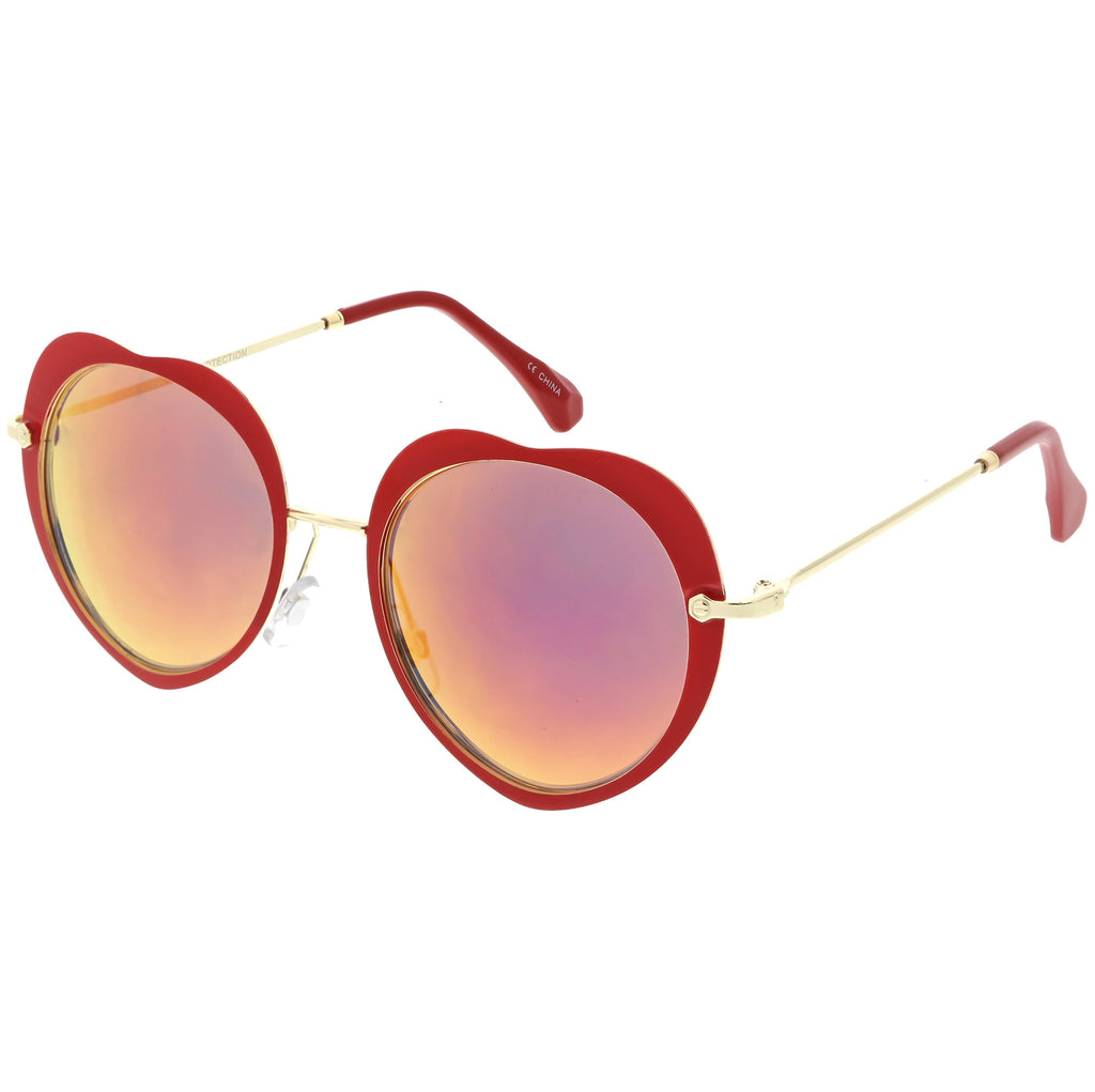 Gold Red / Magenta Mirror