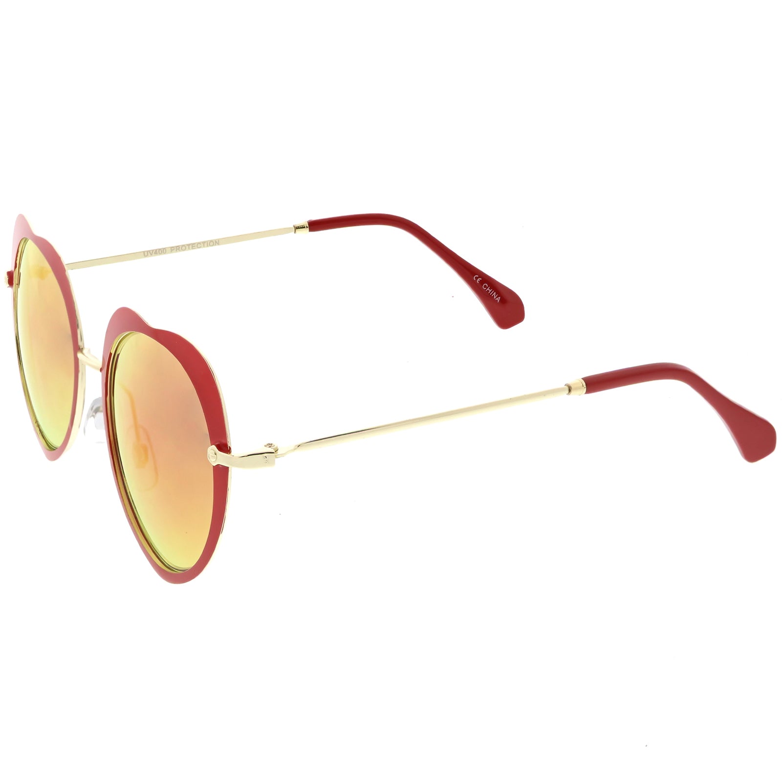 Gold Red / Magenta Mirror