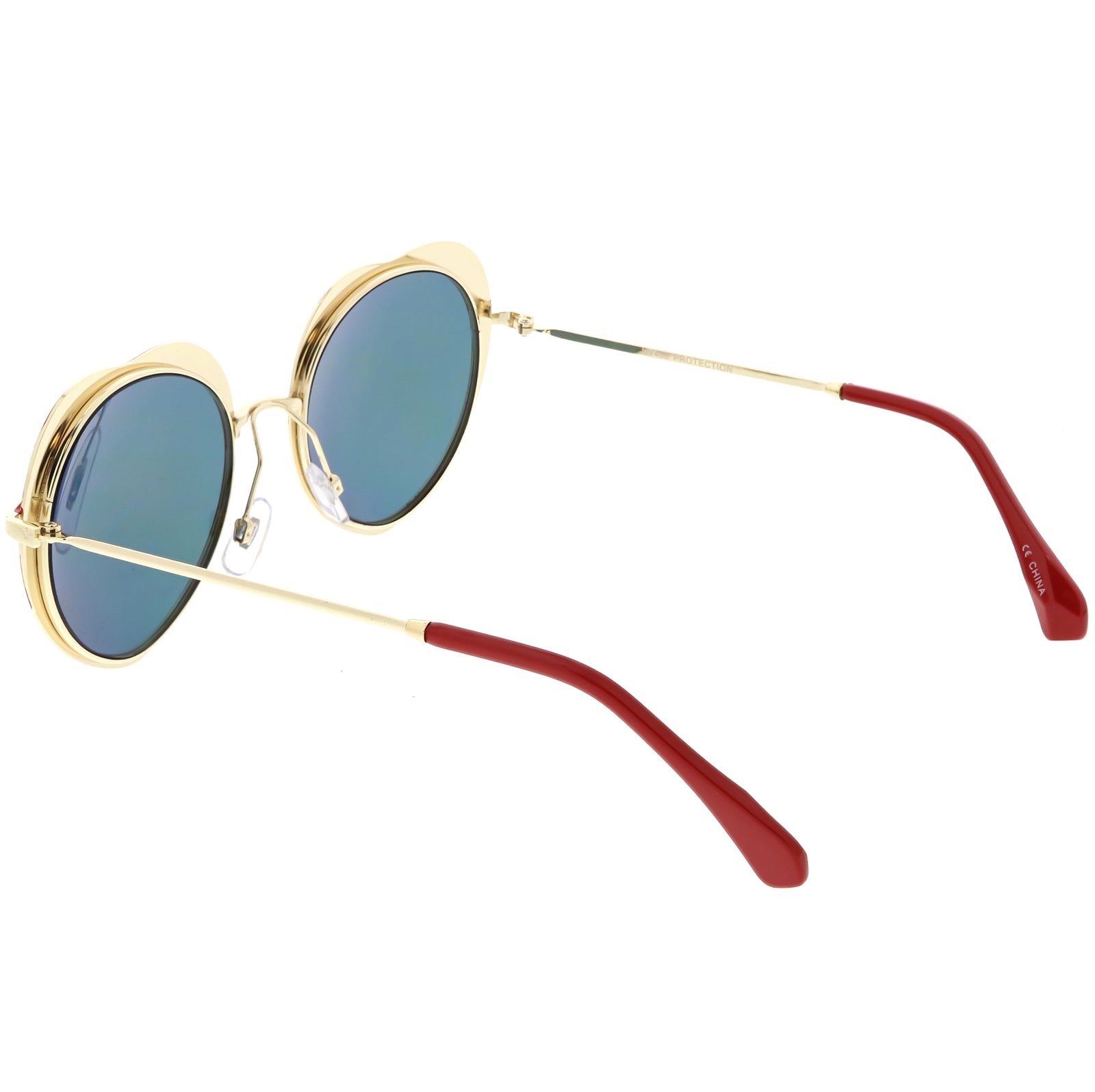 Gold Red / Magenta Mirror
