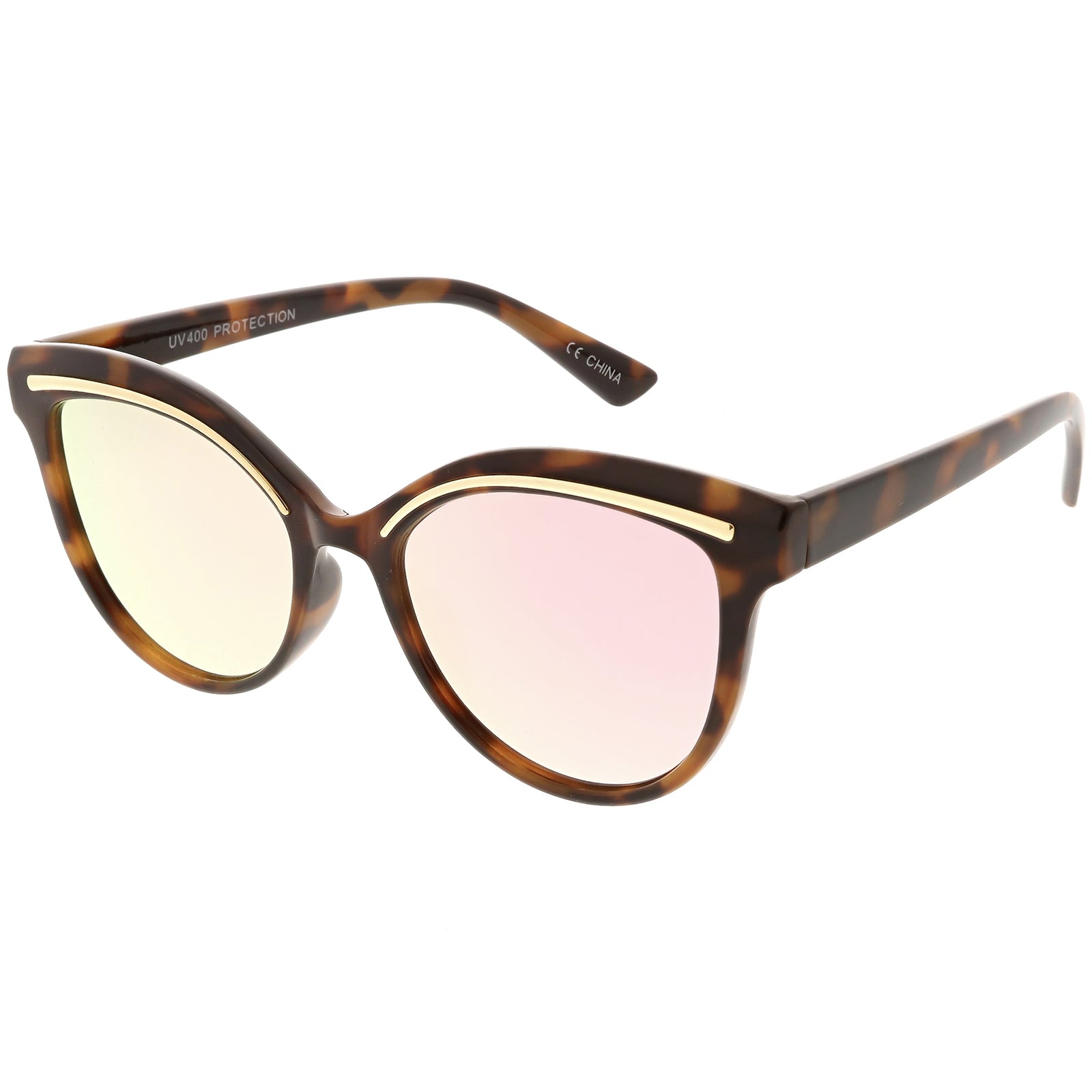 Tortoise Gold / Pink Mirror