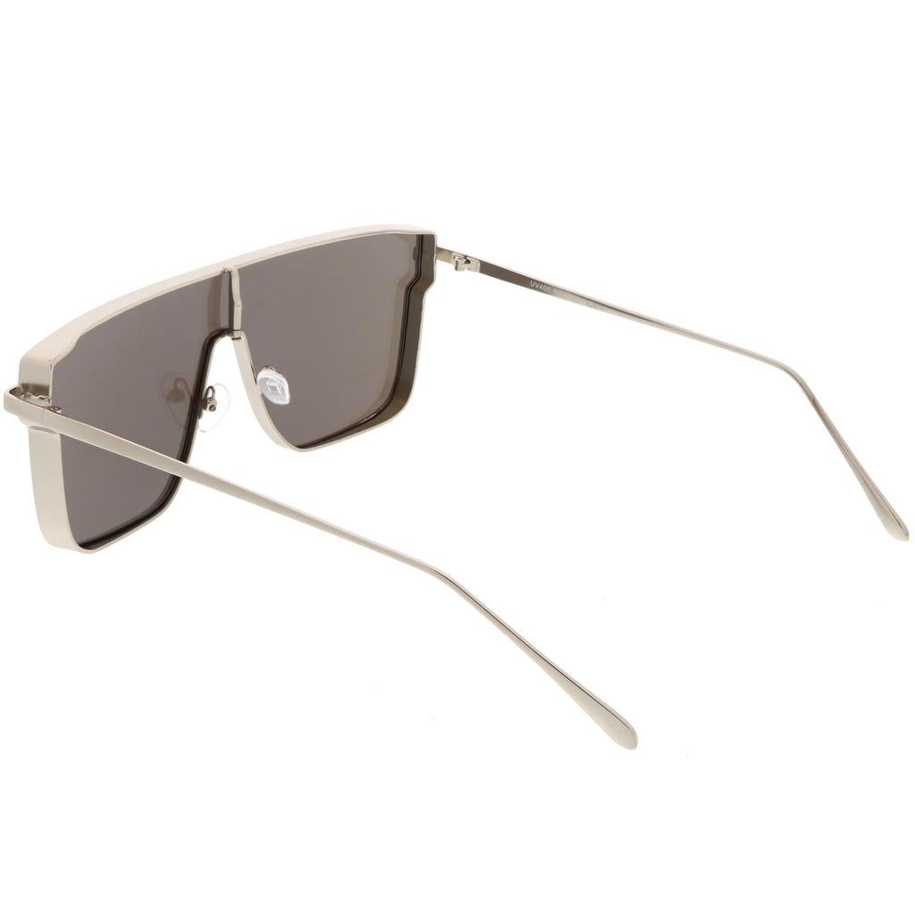 Silver / Blue Mirror