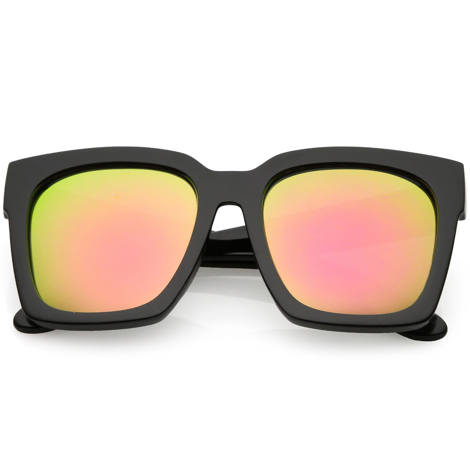 Black / Pink Green Mirror