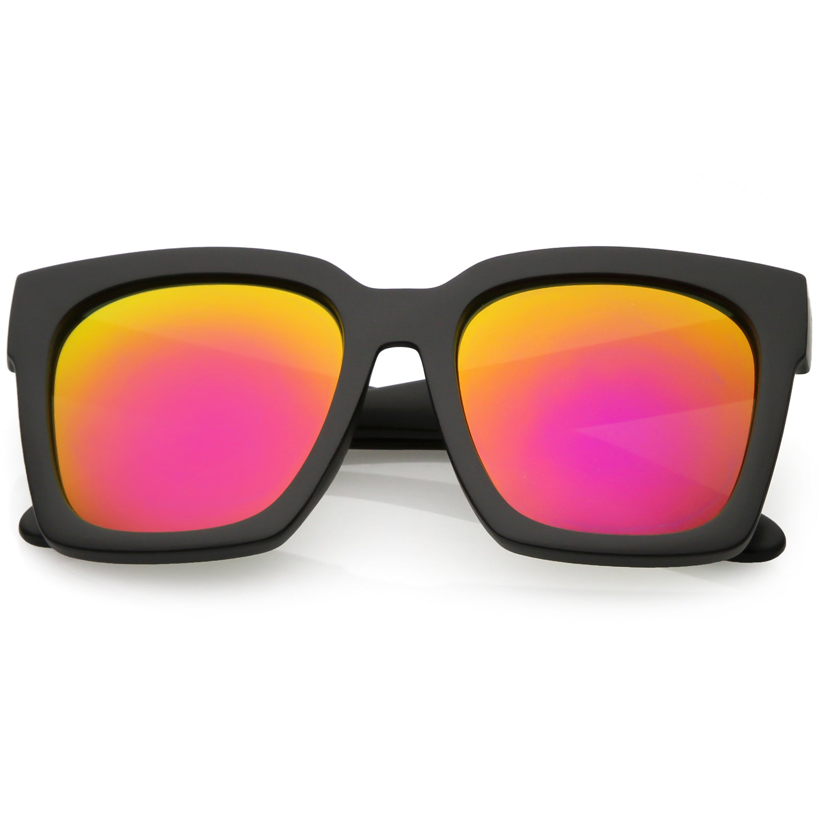 Matte Black / Magenta Mirror