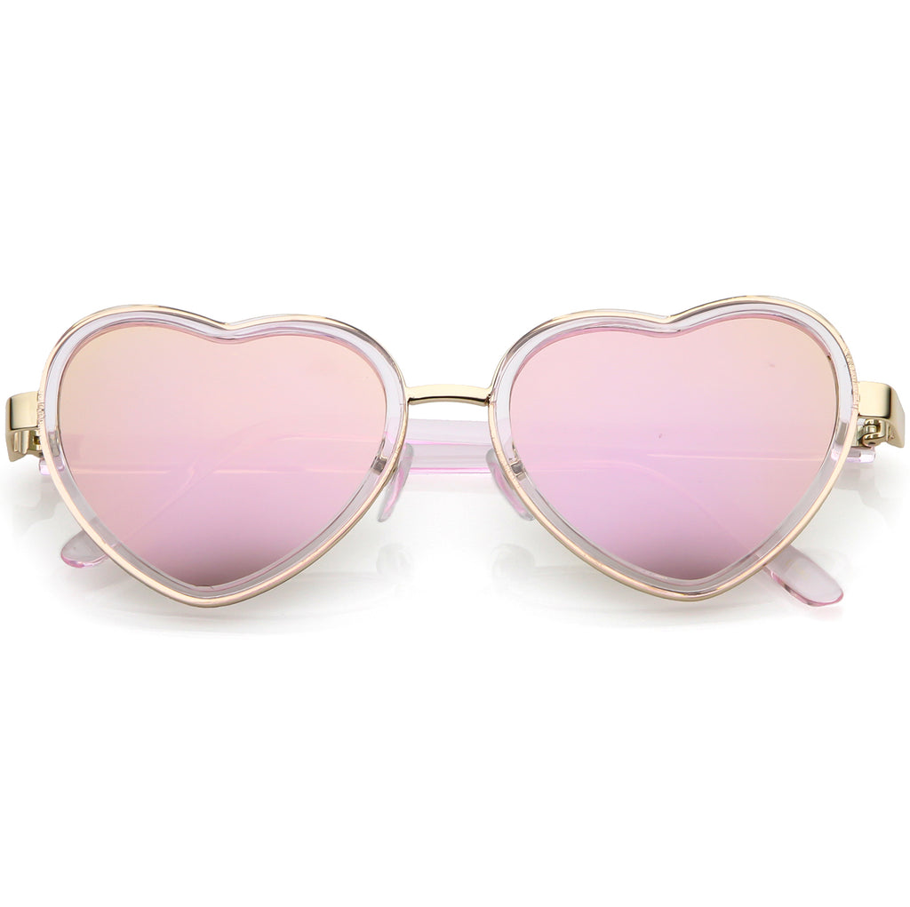 Clear Pink / Purple Mirror