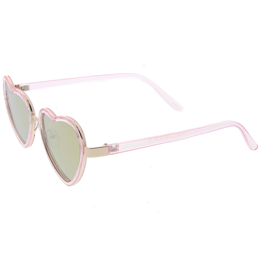 Clear Pink / Purple Mirror