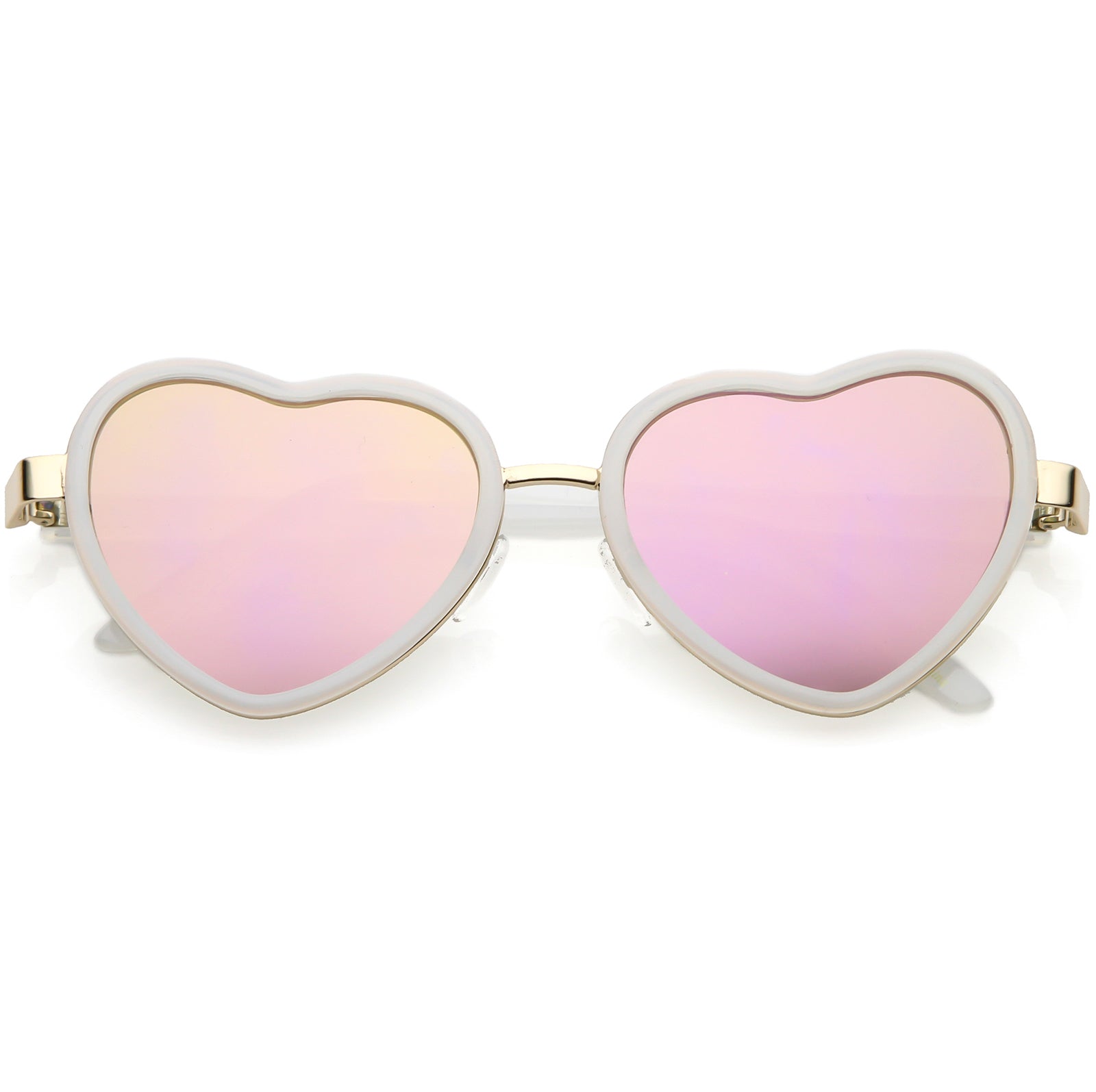 Clear White / Purple Mirror