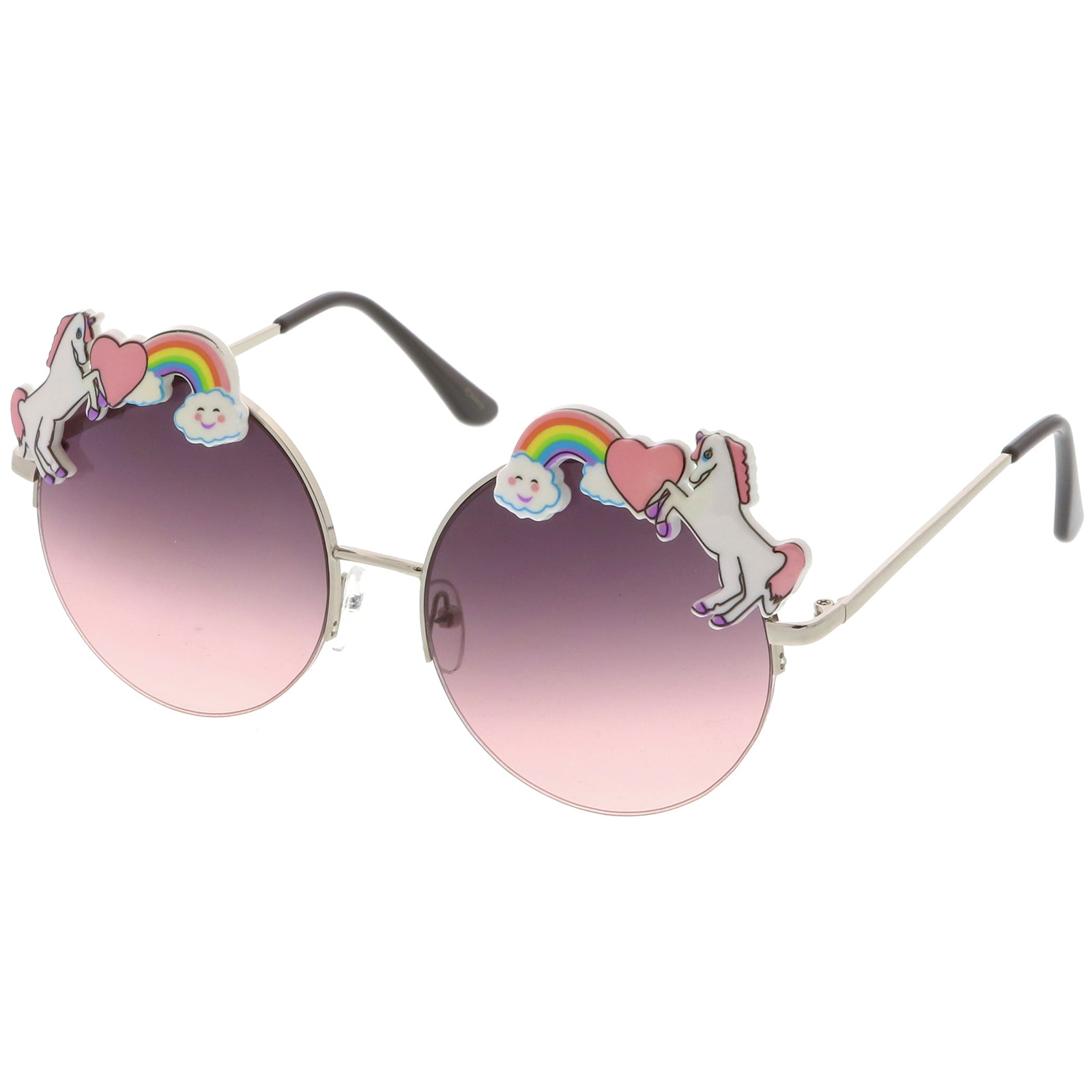 Silver / Smoke Pink