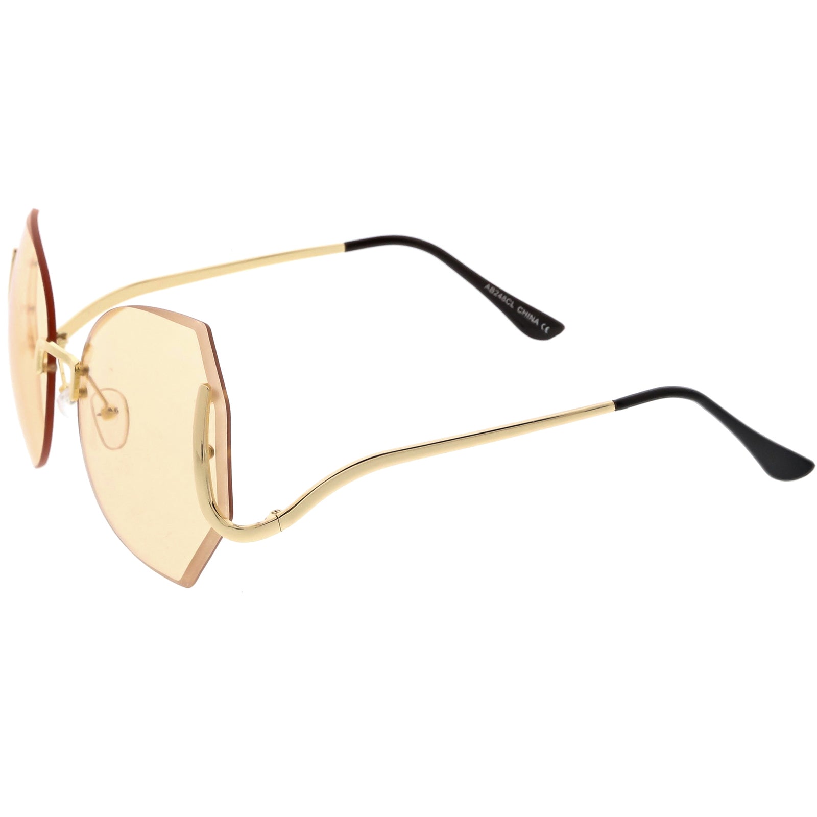 CHLOÉ ROSIE RIMLESS ROUNDED METAL SUNGLASSES - Lunettes de soleil