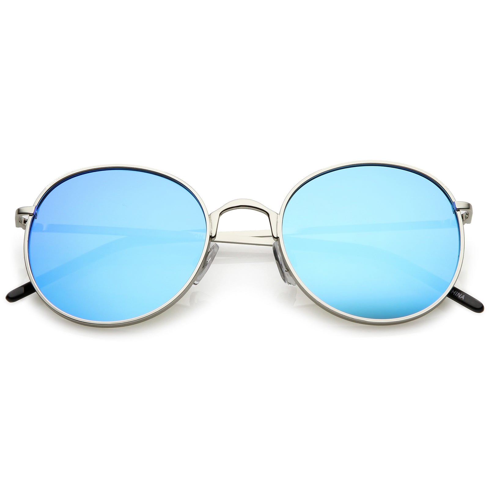 Silver / Blue Mirror