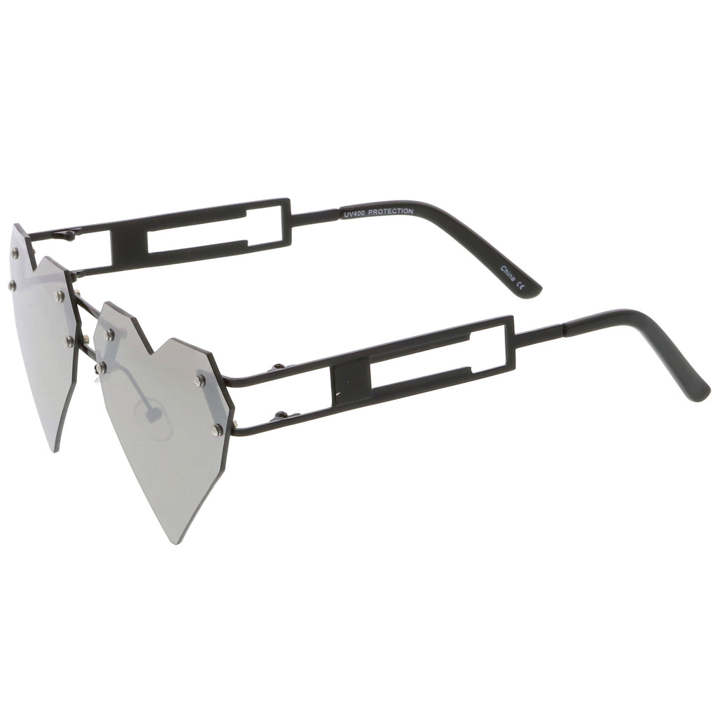 Black / Silver Mirror