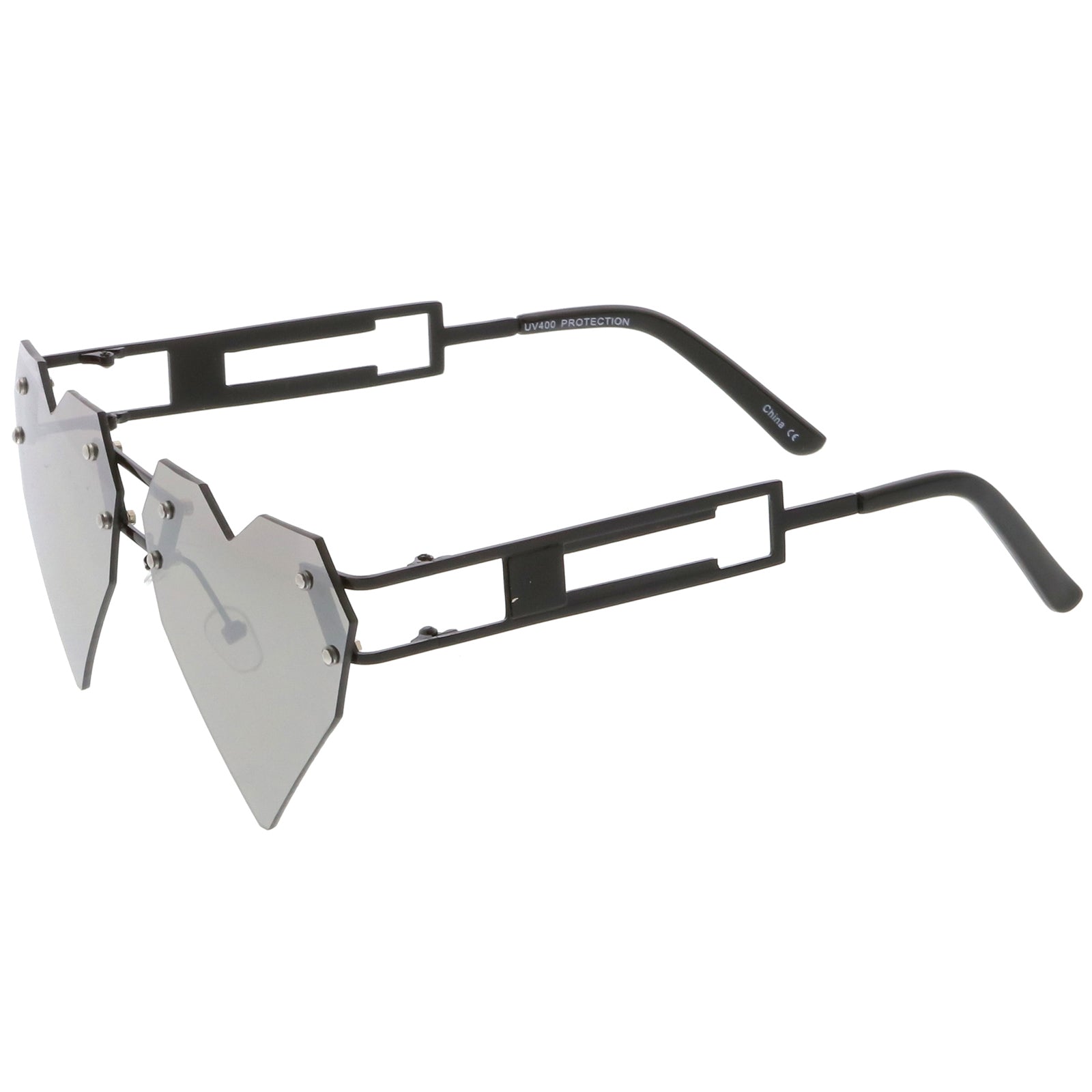 Black / Silver Mirror