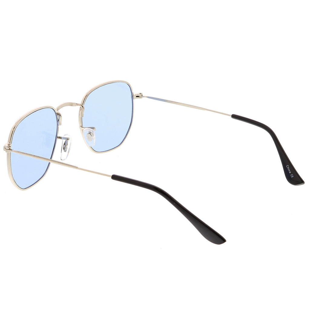 Silver / Blue