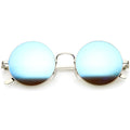 Silver / Blue Mirror