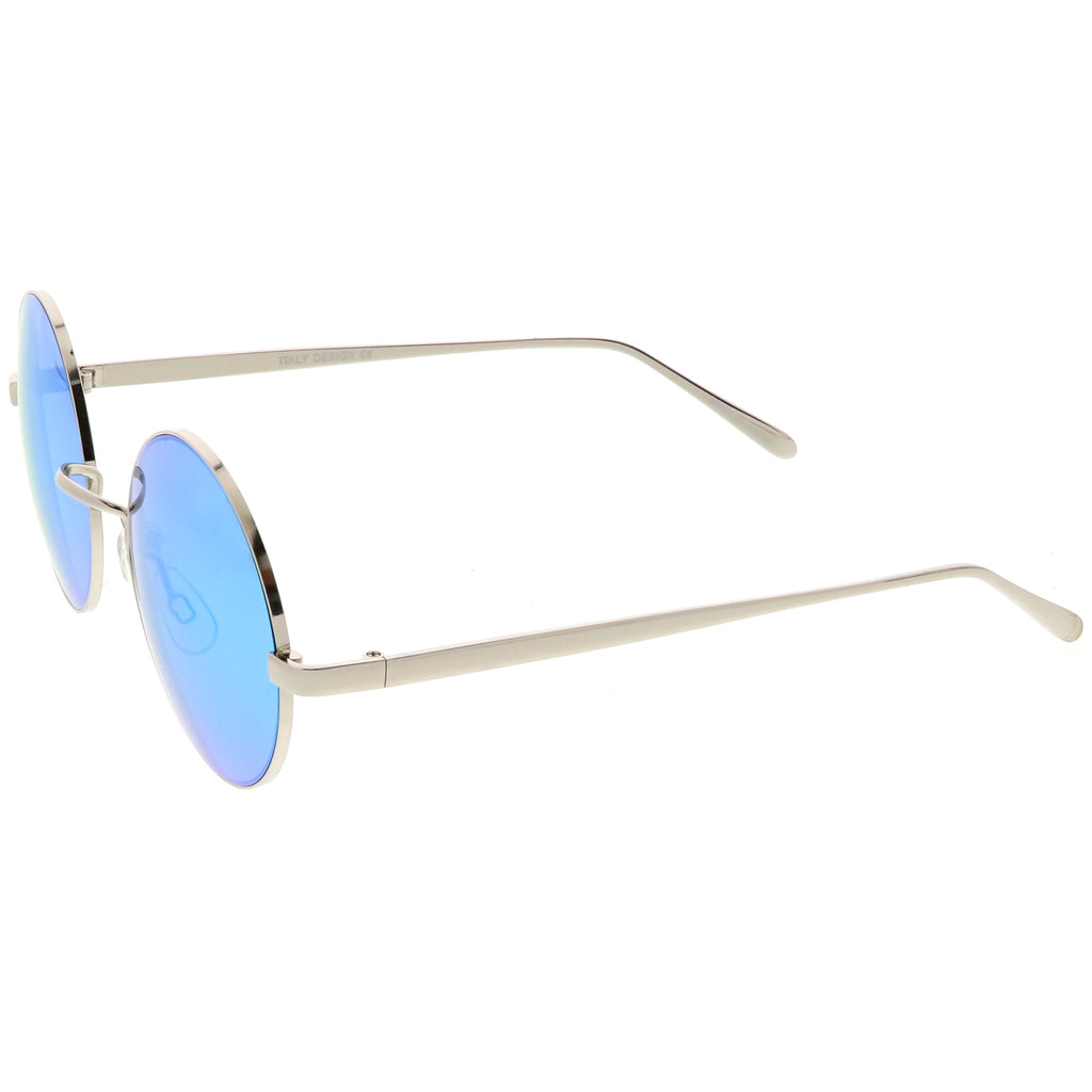 Silver / Blue Mirror