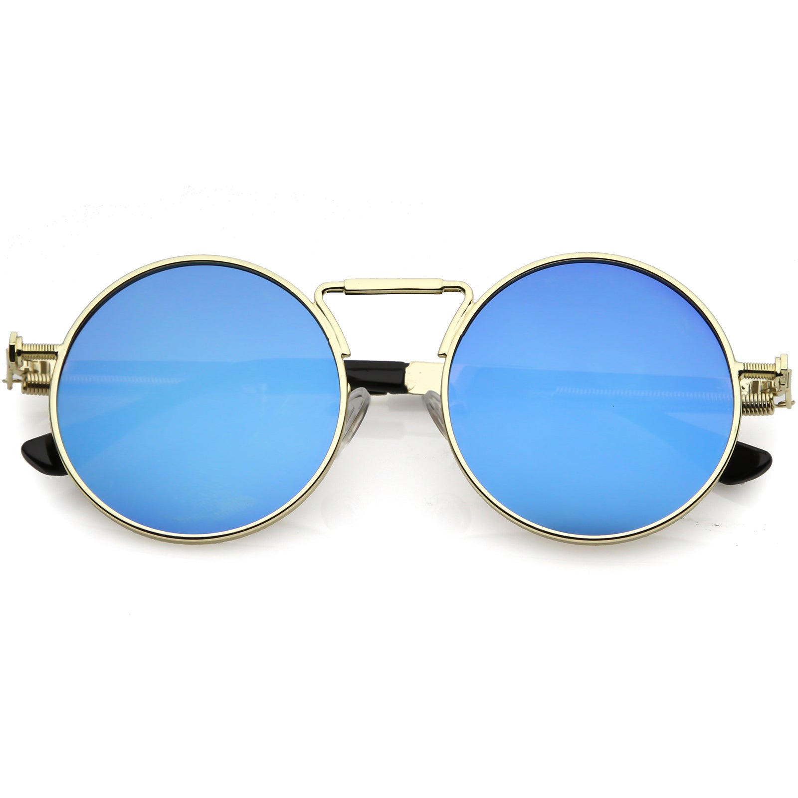 Gold / Blue Mirror
