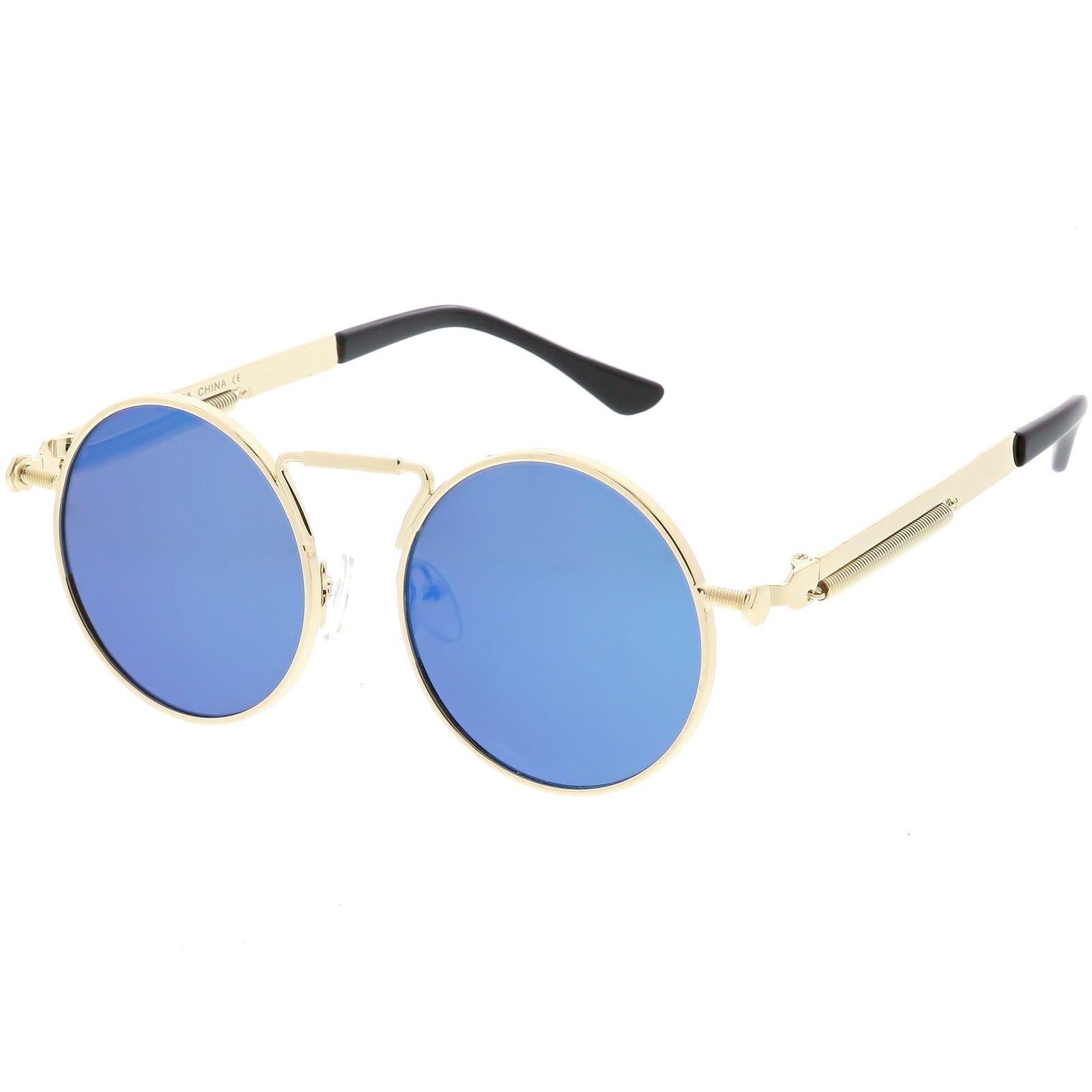 Gold / Blue Mirror