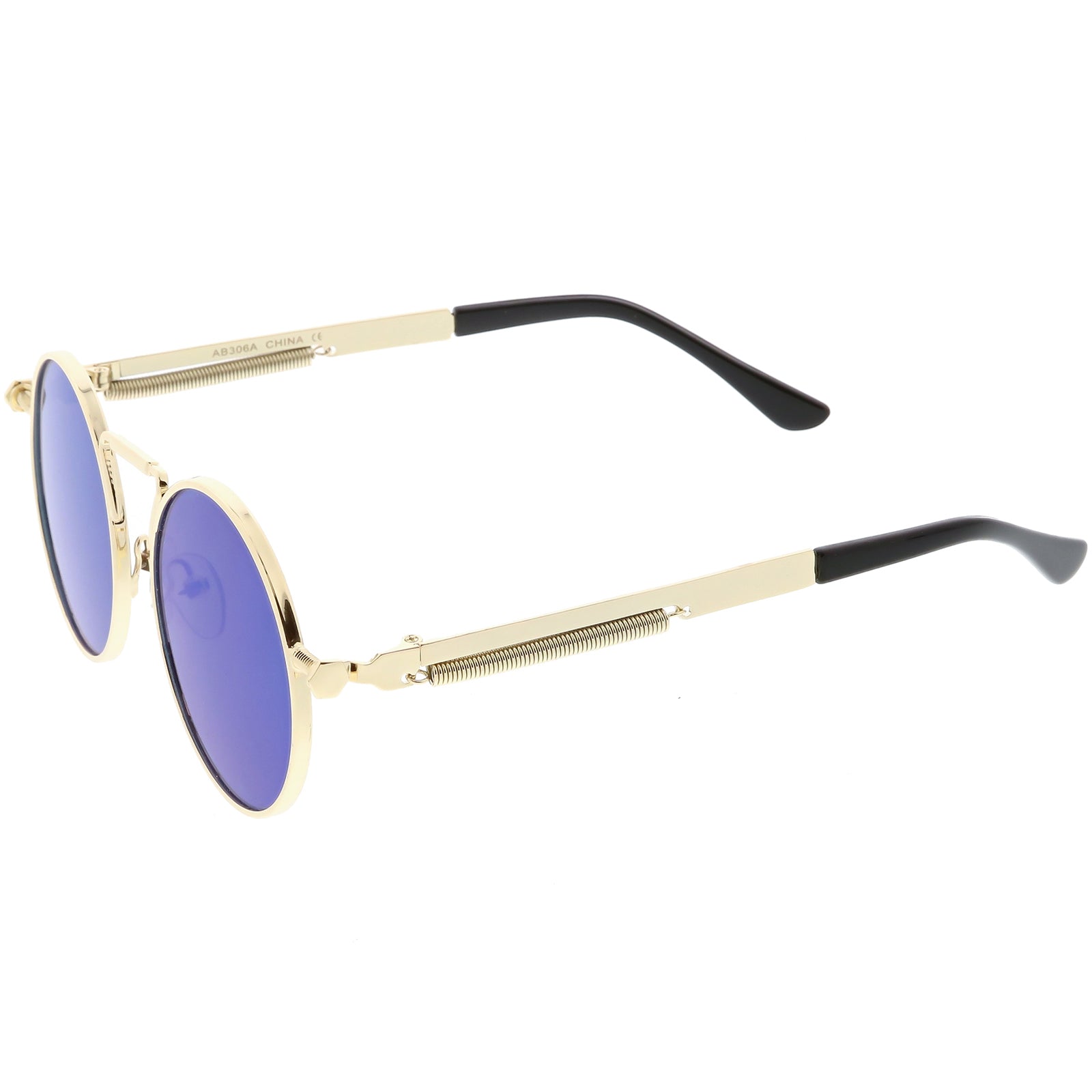 Gold / Blue Mirror