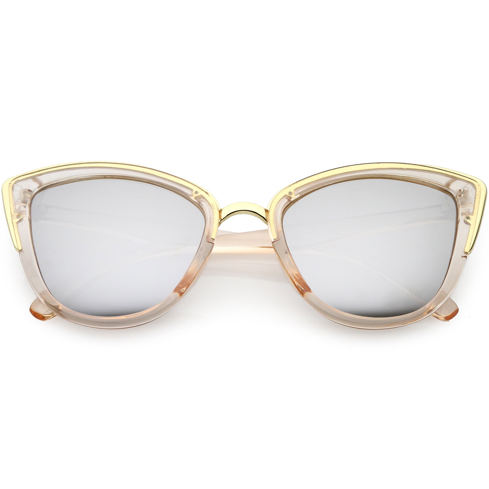 Clear Pink Gold / Silver Mirror