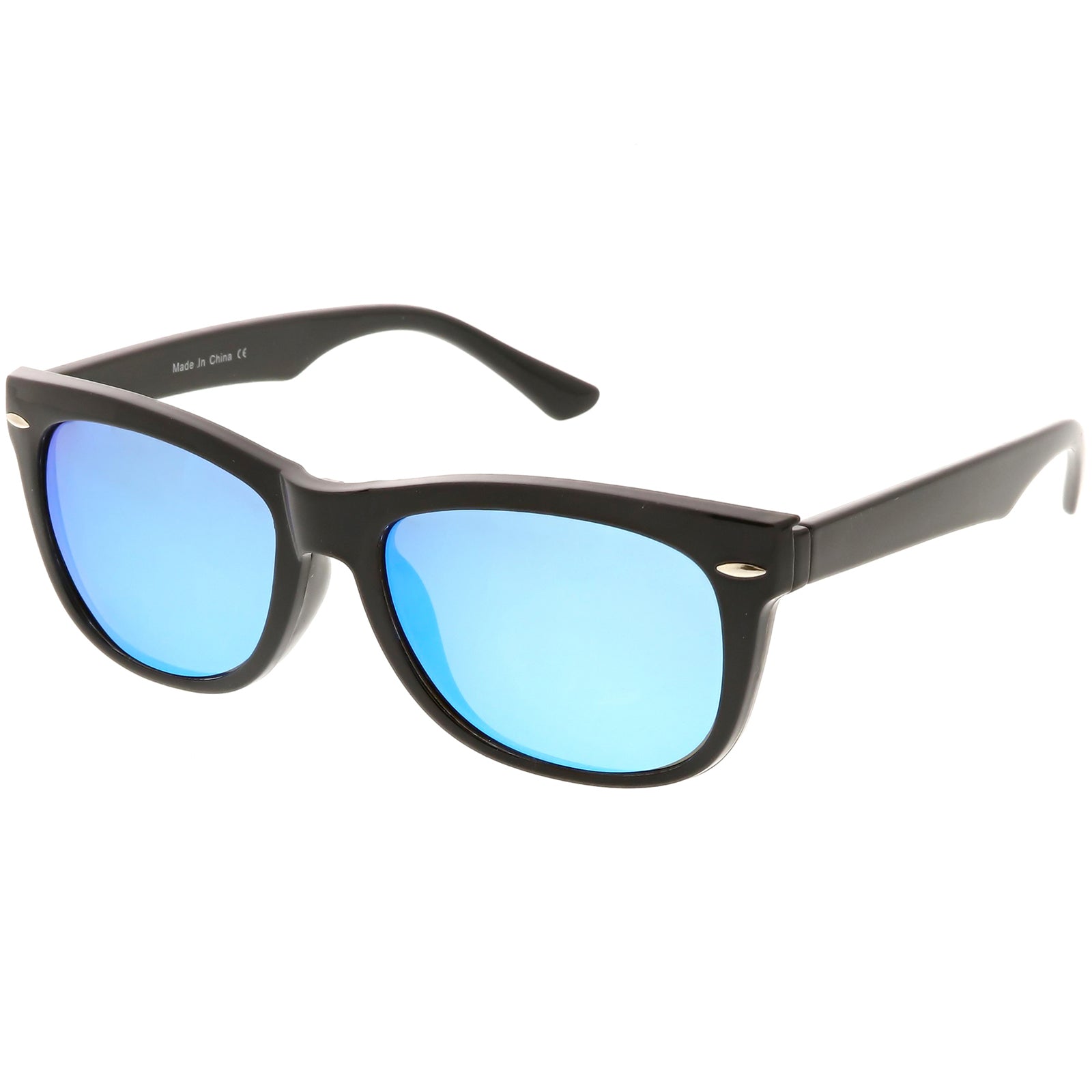 Shiny Black / Blue Mirror