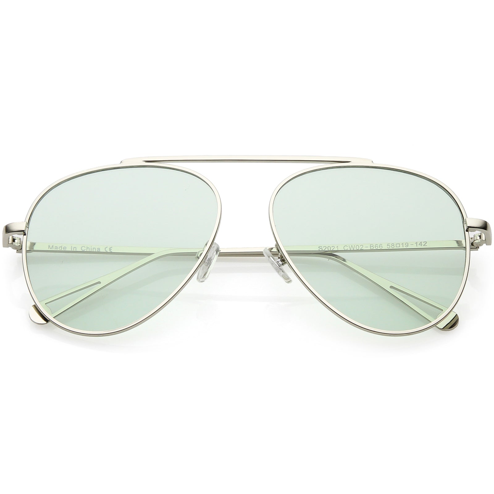Silver / Green