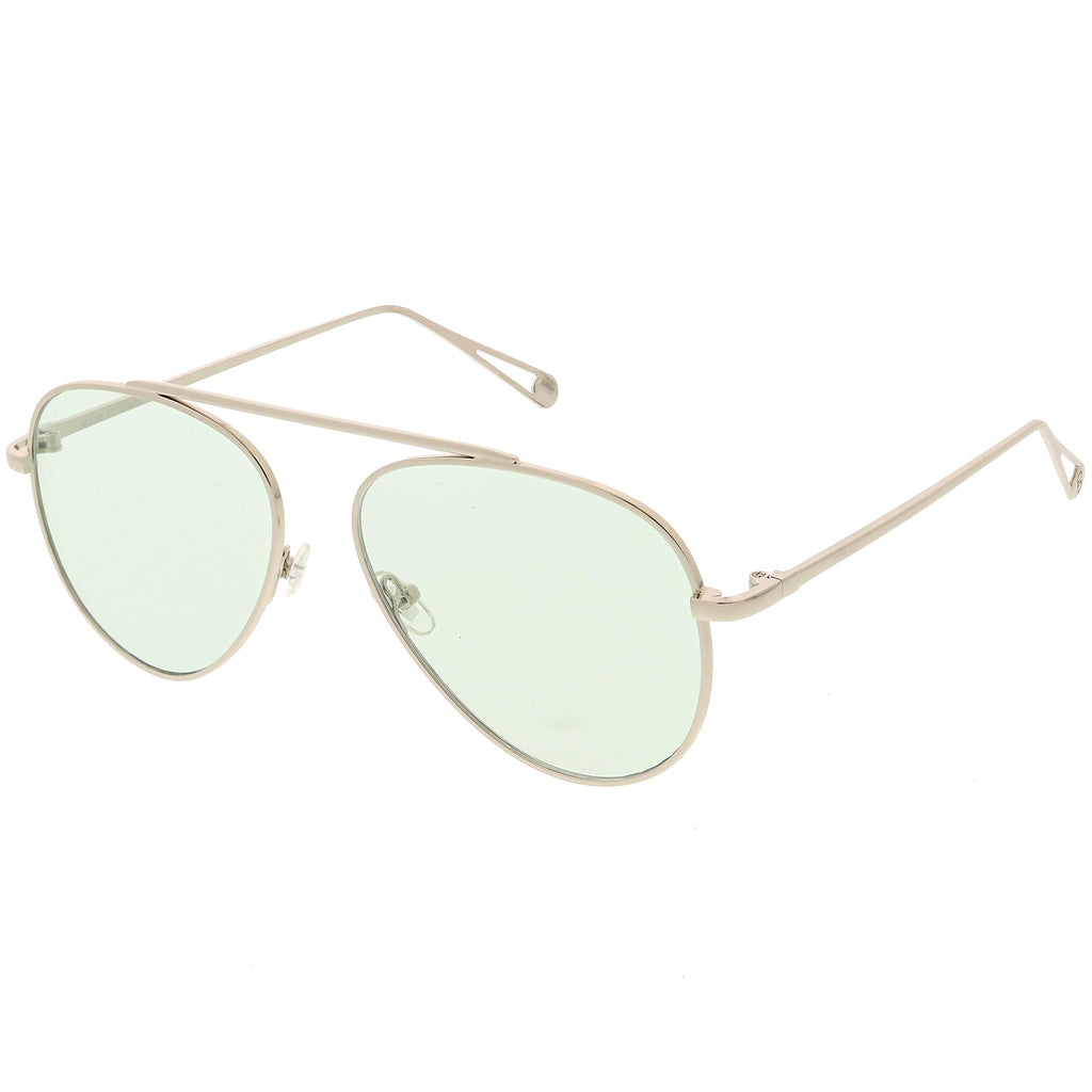 Silver / Green