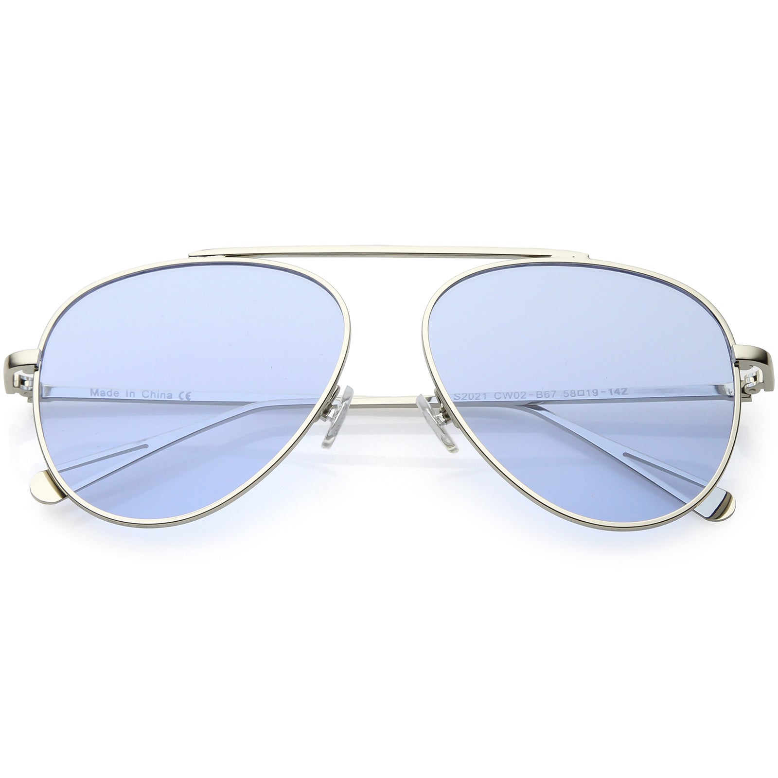 Silver / Blue