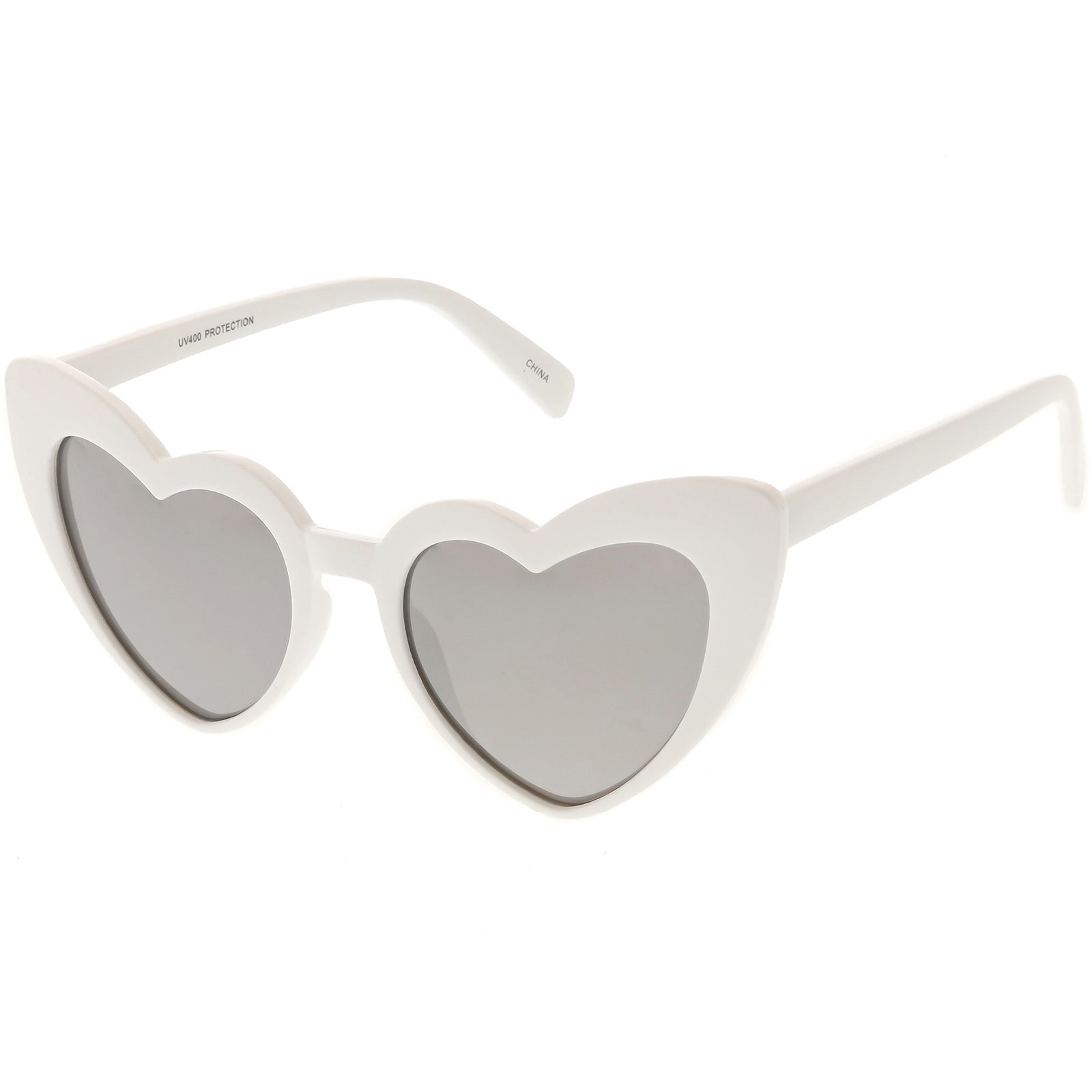 White / Silver Mirror