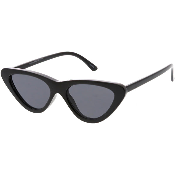 Translucent Gray Thick Geek-Chic Geometric Tinted Sunglasses