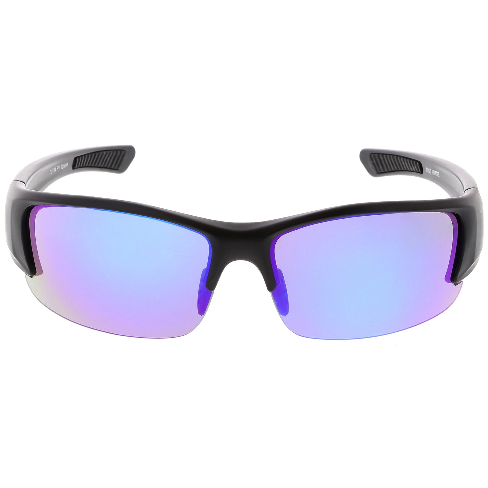 Matte Black / Blue Purple Mirror
