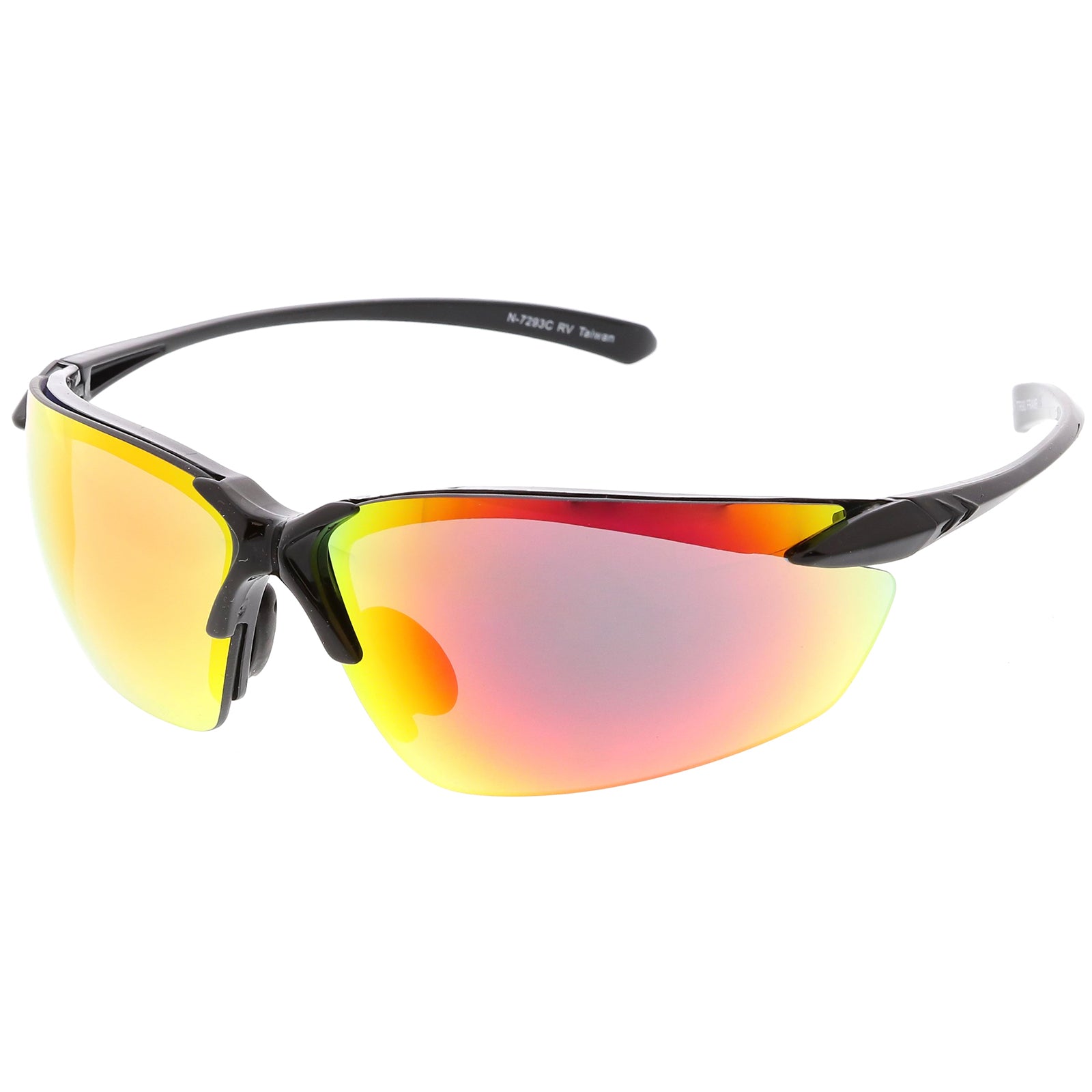 Black / Red Yellow Mirror