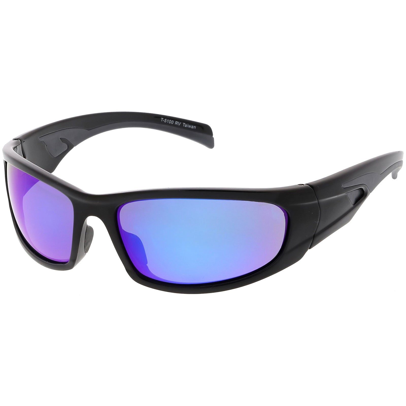 Black / Blue Purple Mirror