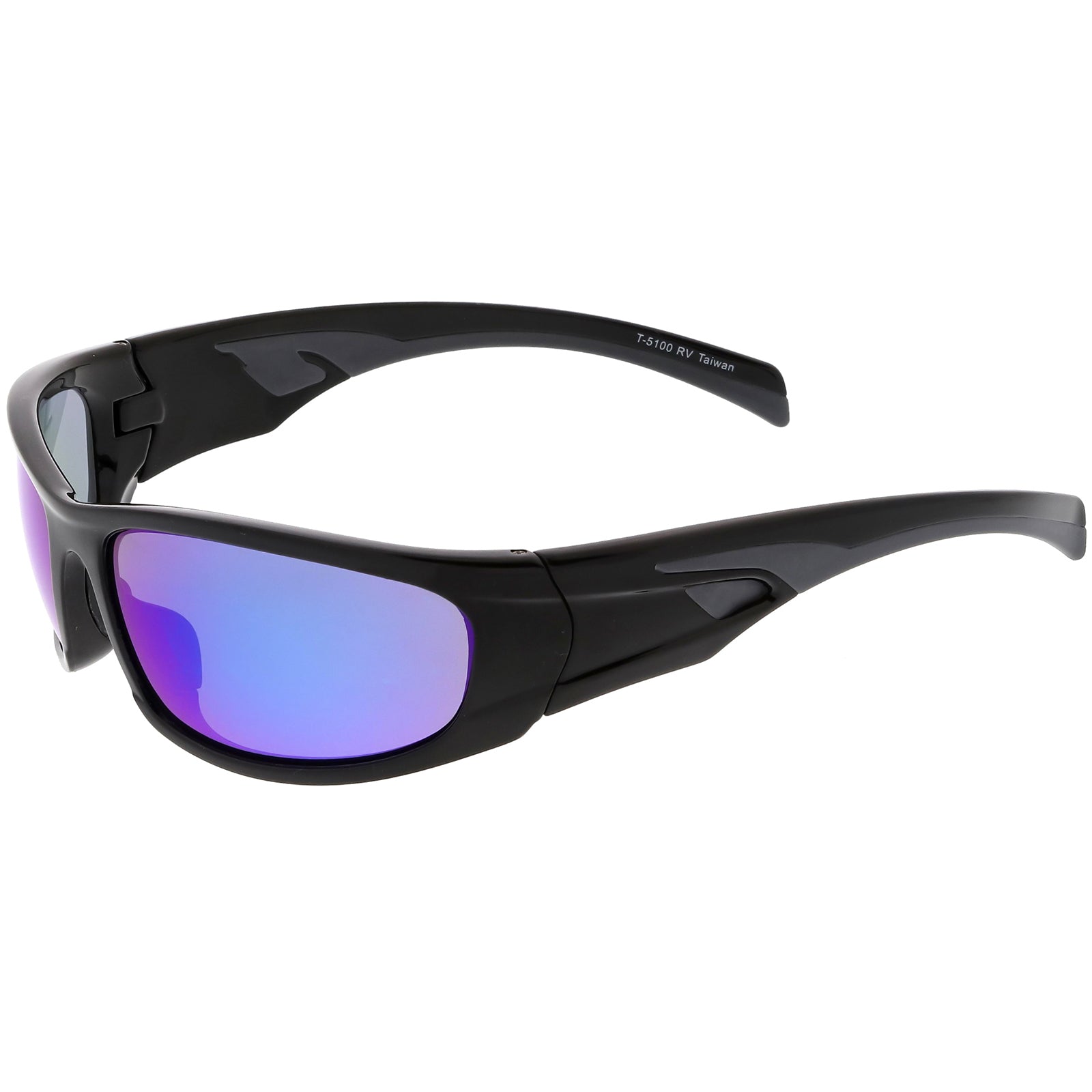 Black / Blue Purple Mirror