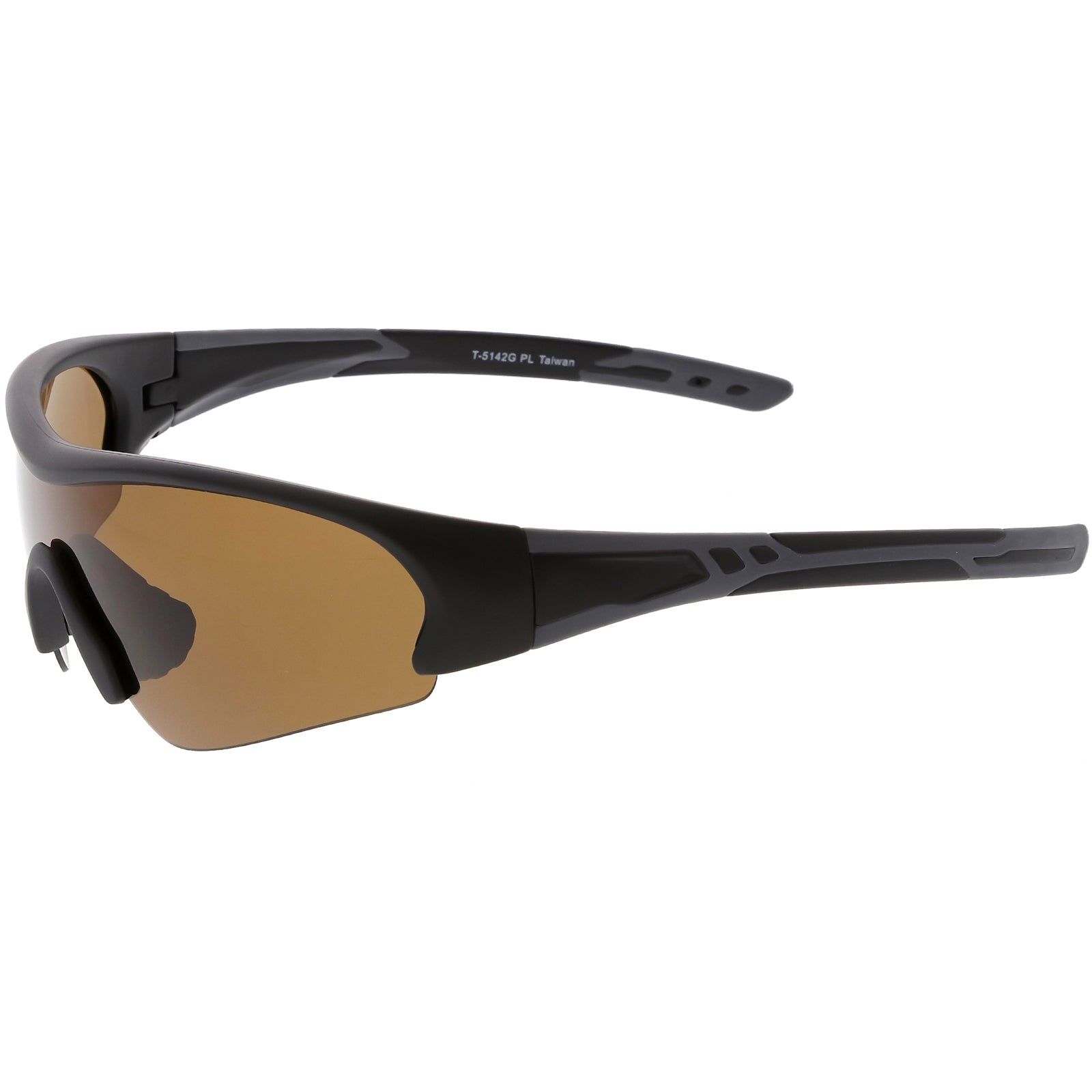 Matte Black / Brown