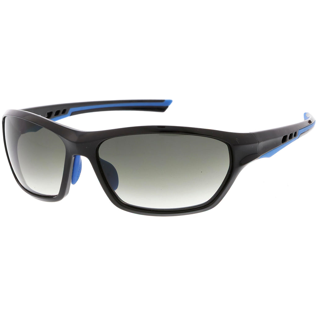 Shiny Black Blue / Smoke Gradient